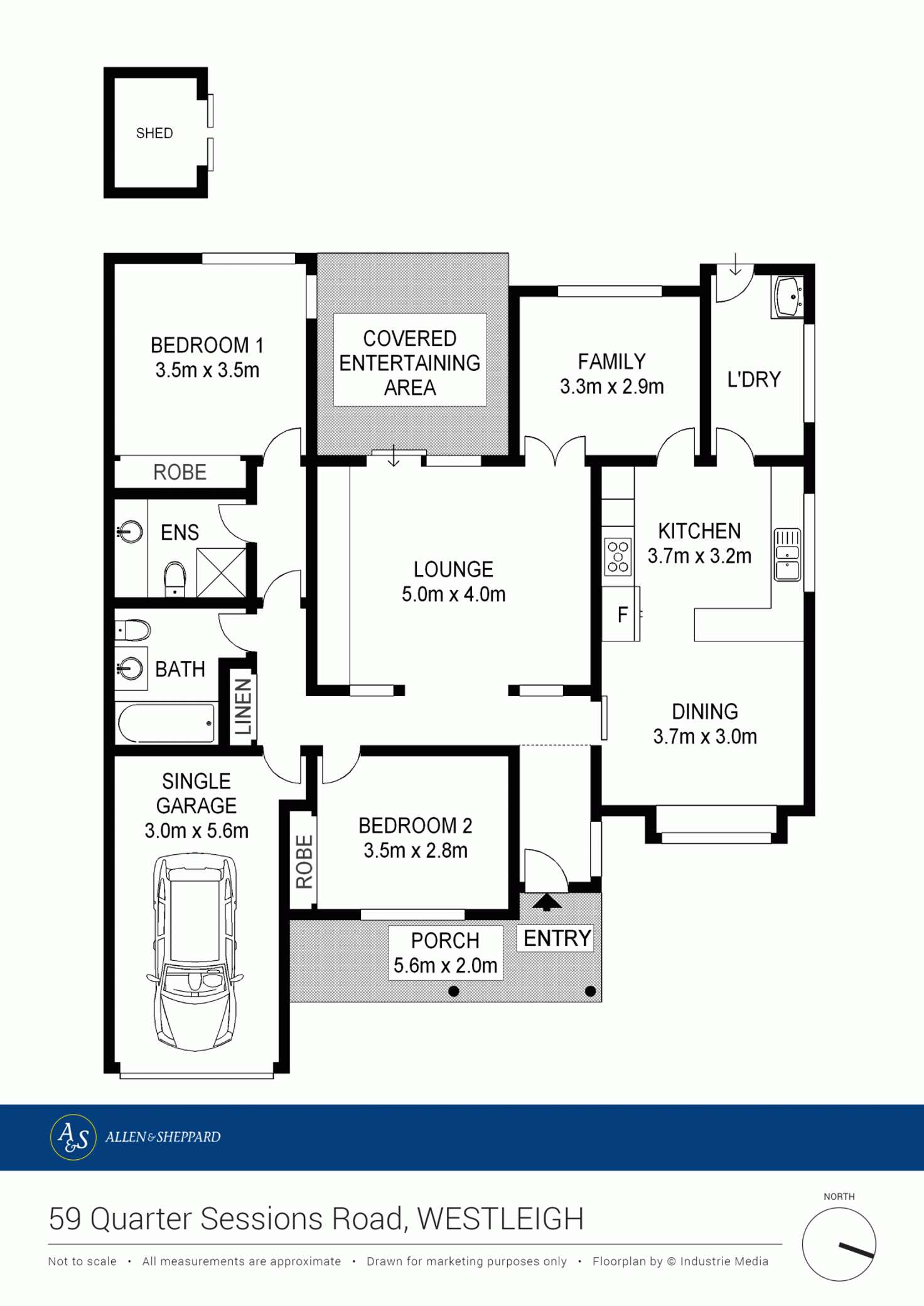 Floorplan of Homely villa listing, 59 Quarter Sessions Road, Westleigh NSW 2120