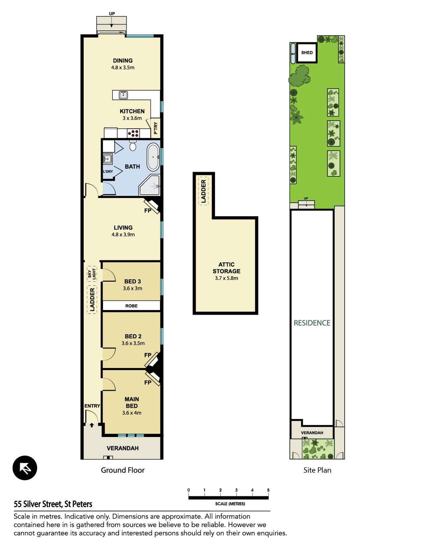 Floorplan of Homely house listing, 55 Silver Street, St Peters NSW 2044