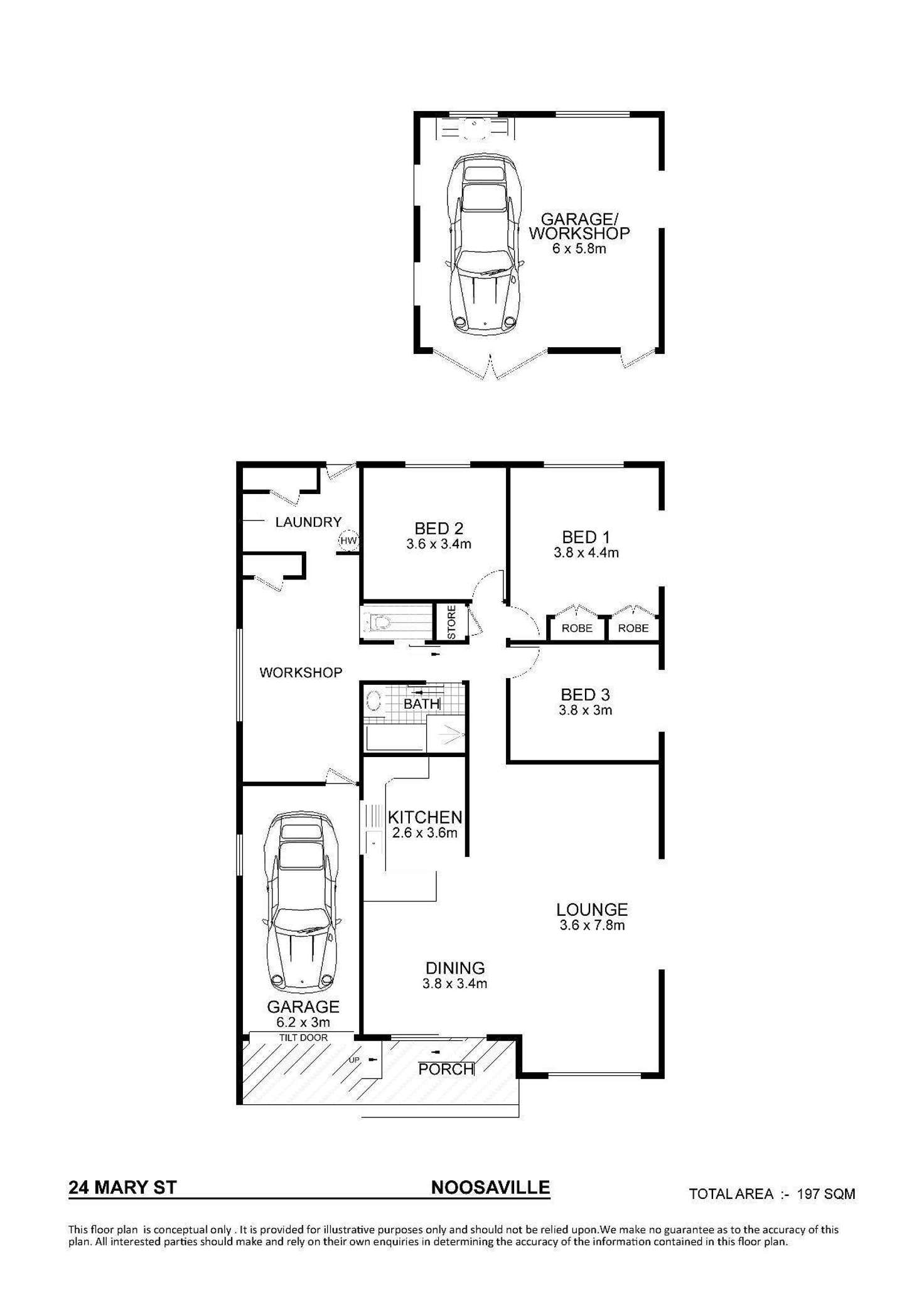 Floorplan of Homely house listing, 24 Mary Street, Noosaville QLD 4566