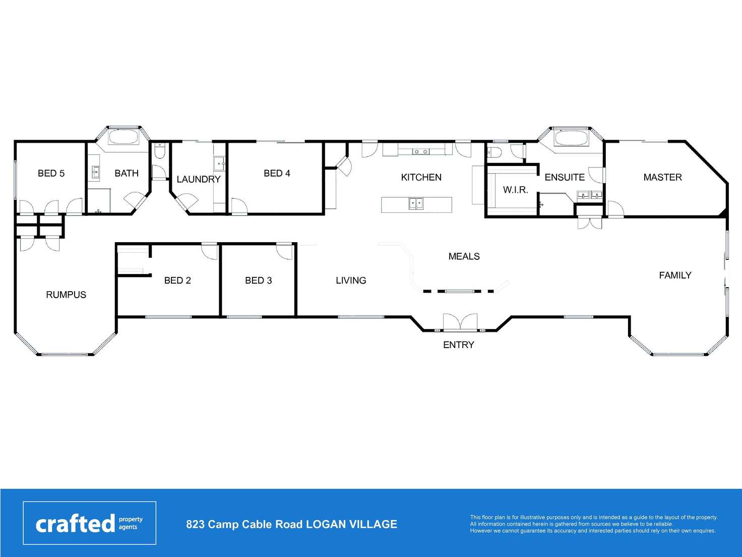 Floorplan of Homely house listing, 823-839 Camp Cable Road, Logan Village QLD 4207