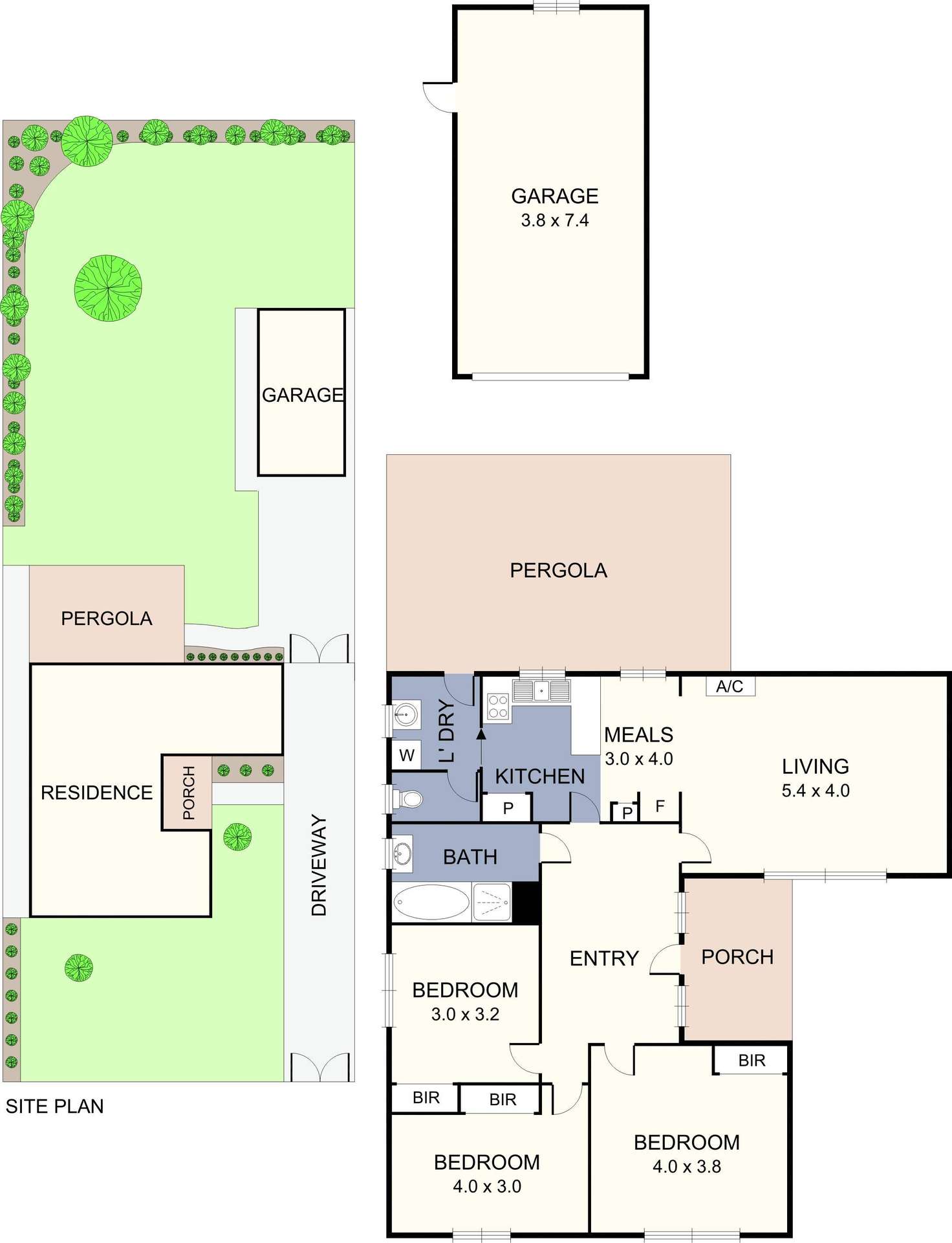 Floorplan of Homely house listing, 49 Hubert Avenue, Glenroy VIC 3046