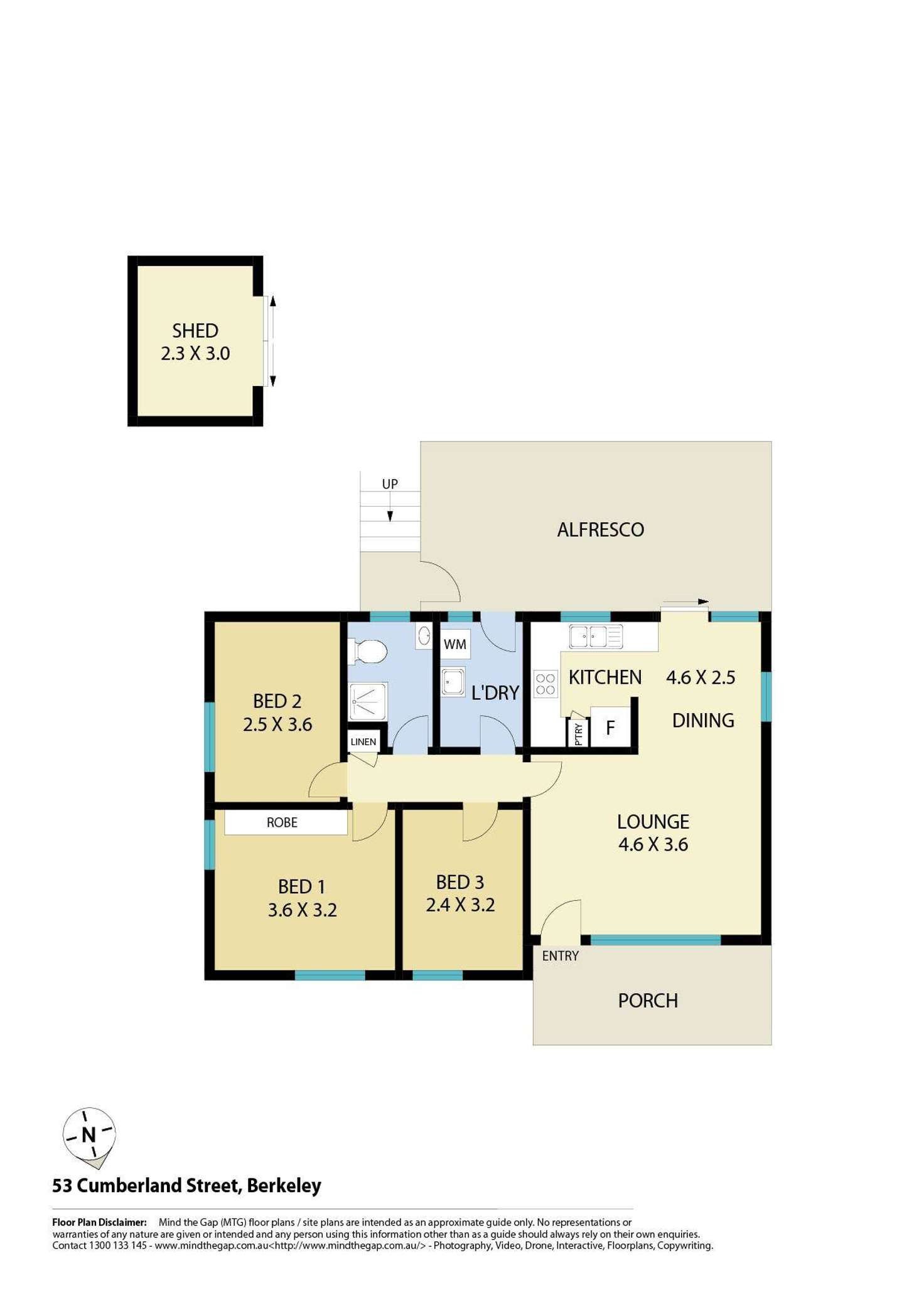 Floorplan of Homely house listing, 53 Cumberland Street, Berkeley NSW 2506
