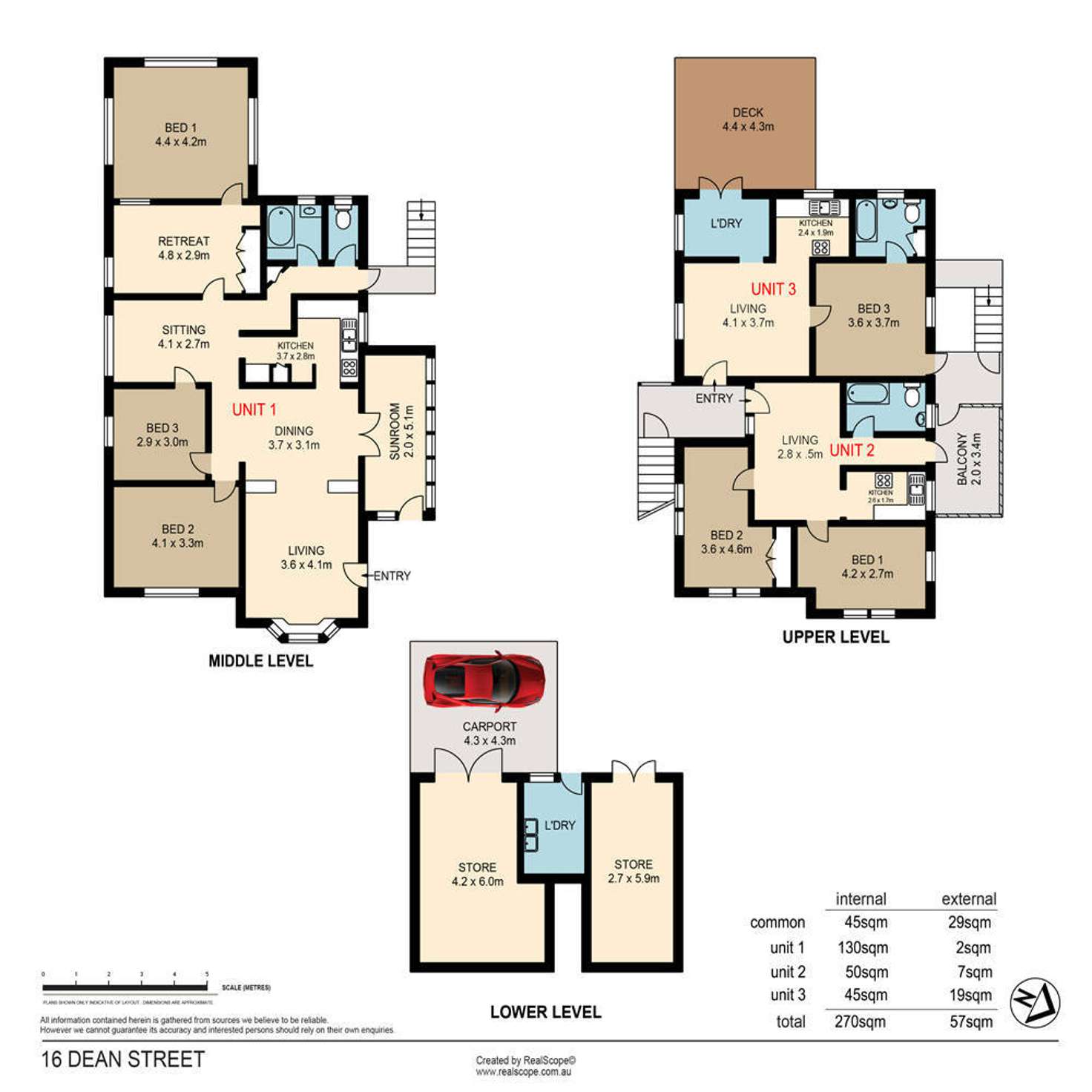 Floorplan of Homely unit listing, 2/16 Dean Street, Toowong QLD 4066