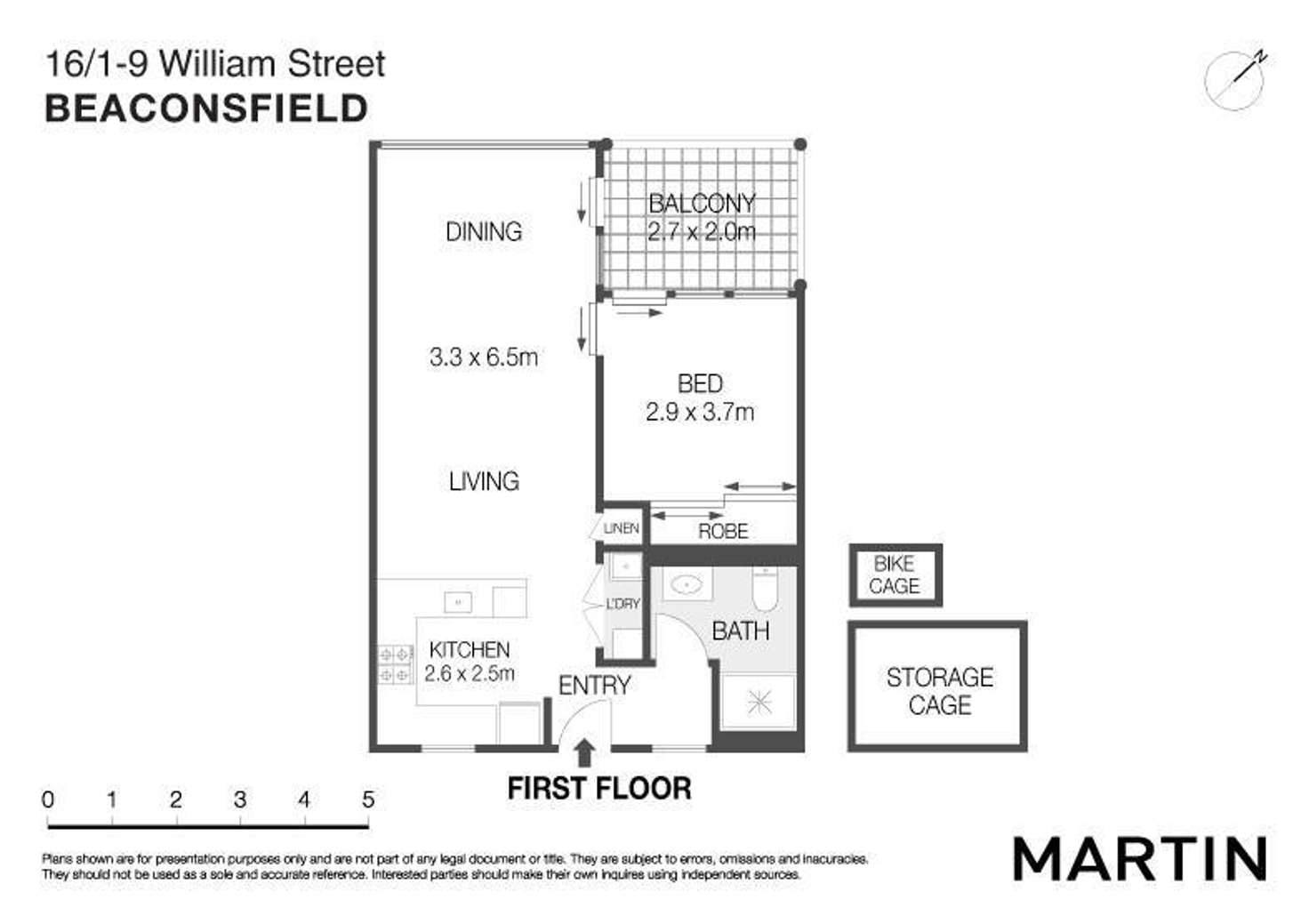 Floorplan of Homely apartment listing, 16/1-9 William Street, Alexandria NSW 2015