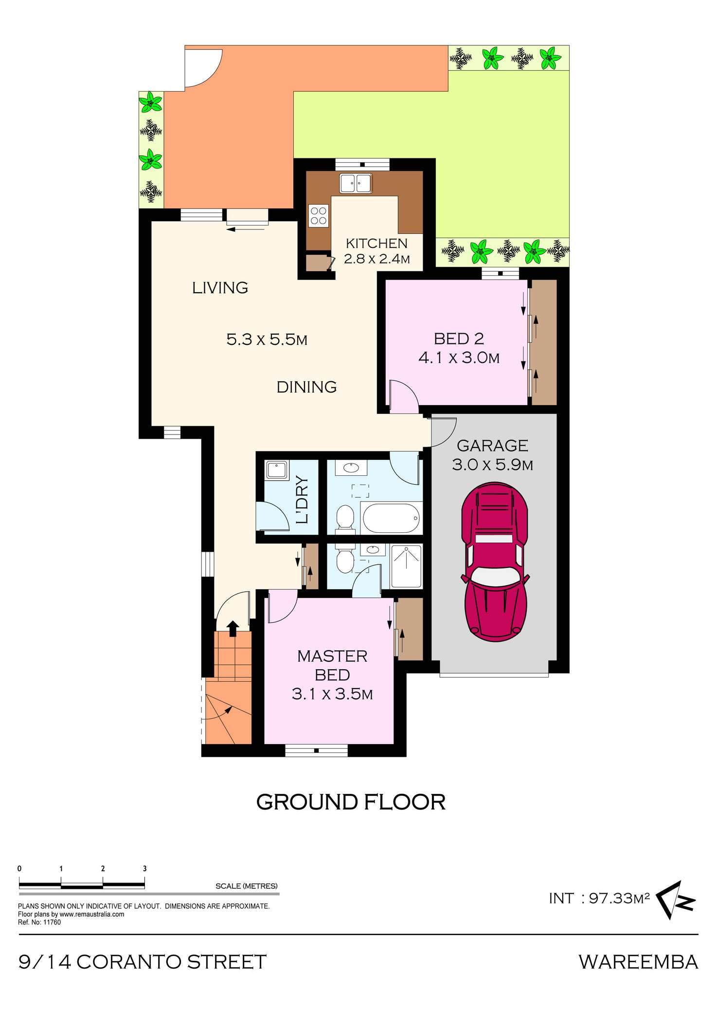 Floorplan of Homely villa listing, 9/81 Edenholme Road, Wareemba NSW 2046