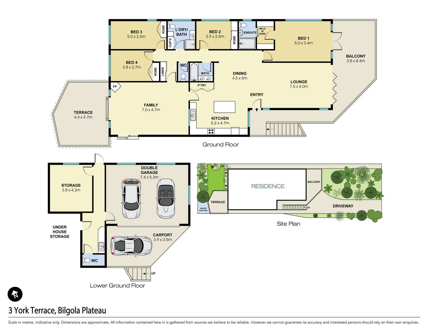 Floorplan of Homely house listing, 3 York Terrace, Bilgola Plateau NSW 2107