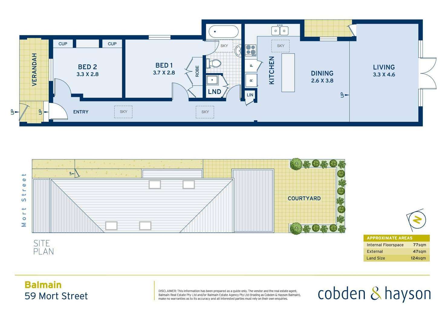Floorplan of Homely house listing, 59 Mort Street, Balmain NSW 2041