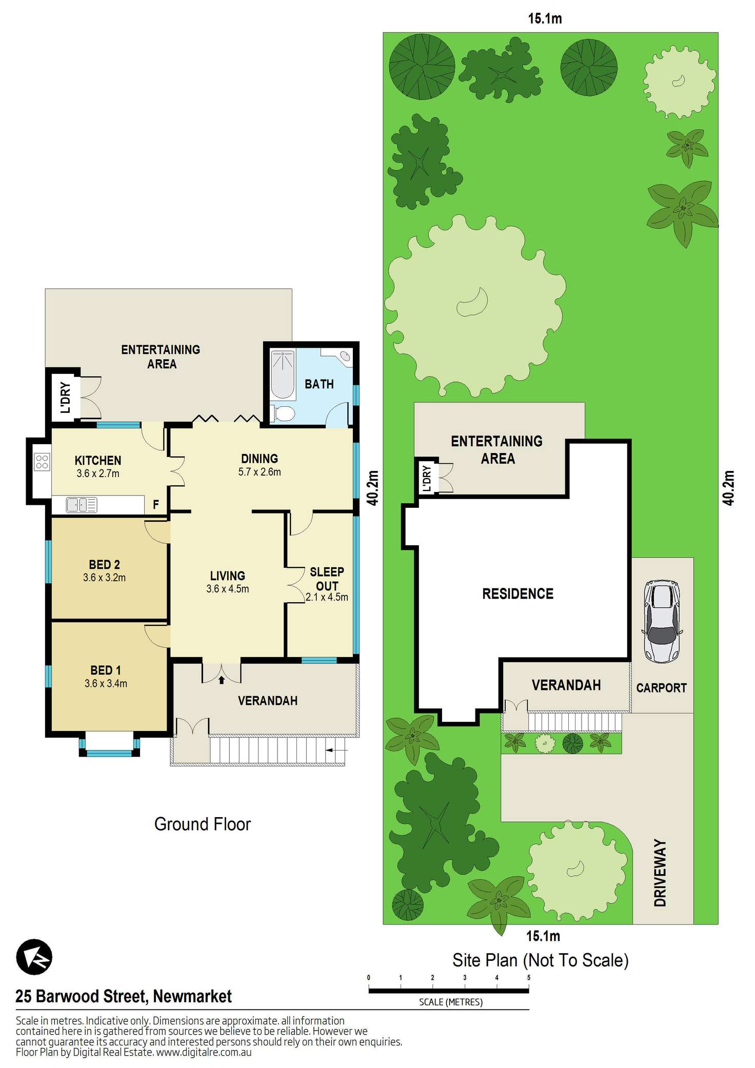 Floorplan of Homely house listing, 25 Barwood Street, Newmarket QLD 4051