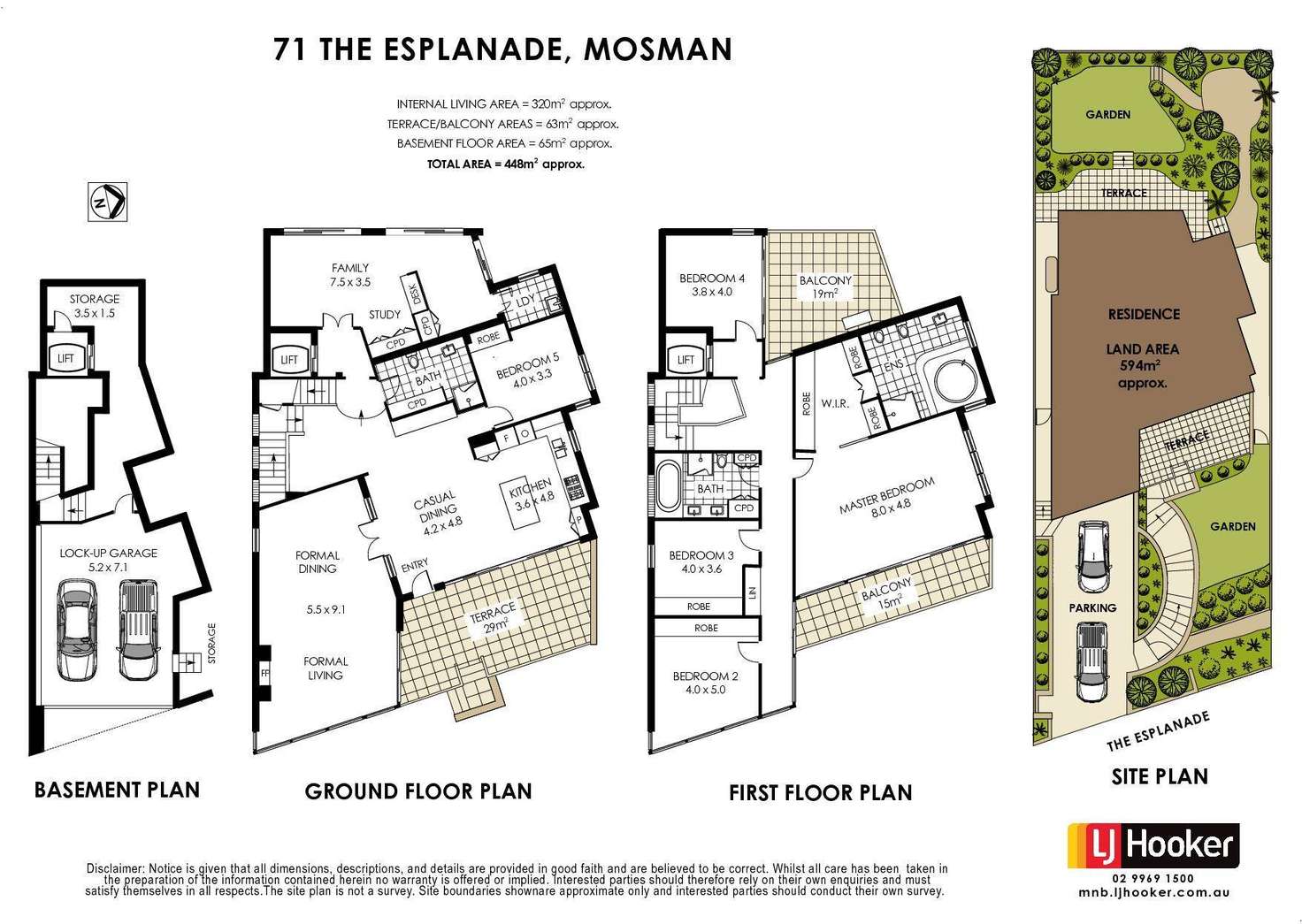 Floorplan of Homely house listing, 71 The Esplanade, Mosman NSW 2088