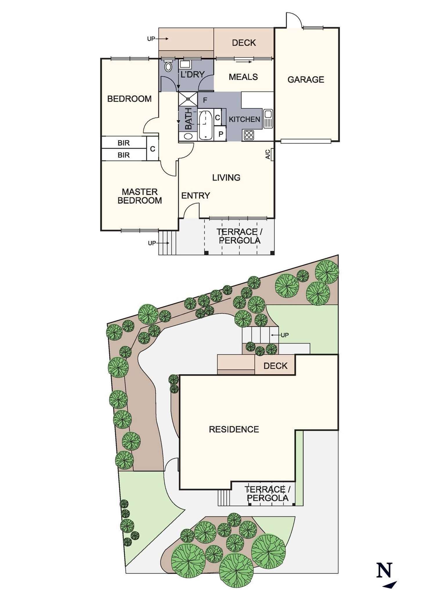 Floorplan of Homely unit listing, 1/20 Fyffe Street, Diamond Creek VIC 3089