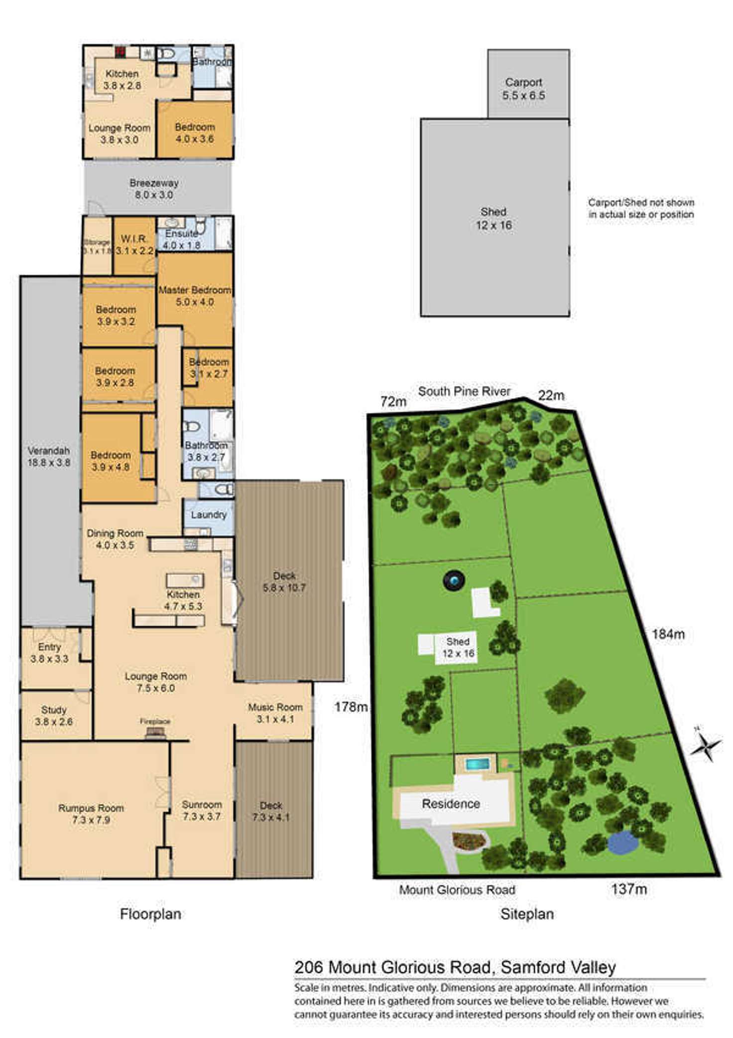 Floorplan of Homely house listing, 206 Mt Glorious Road, Samford Valley QLD 4520