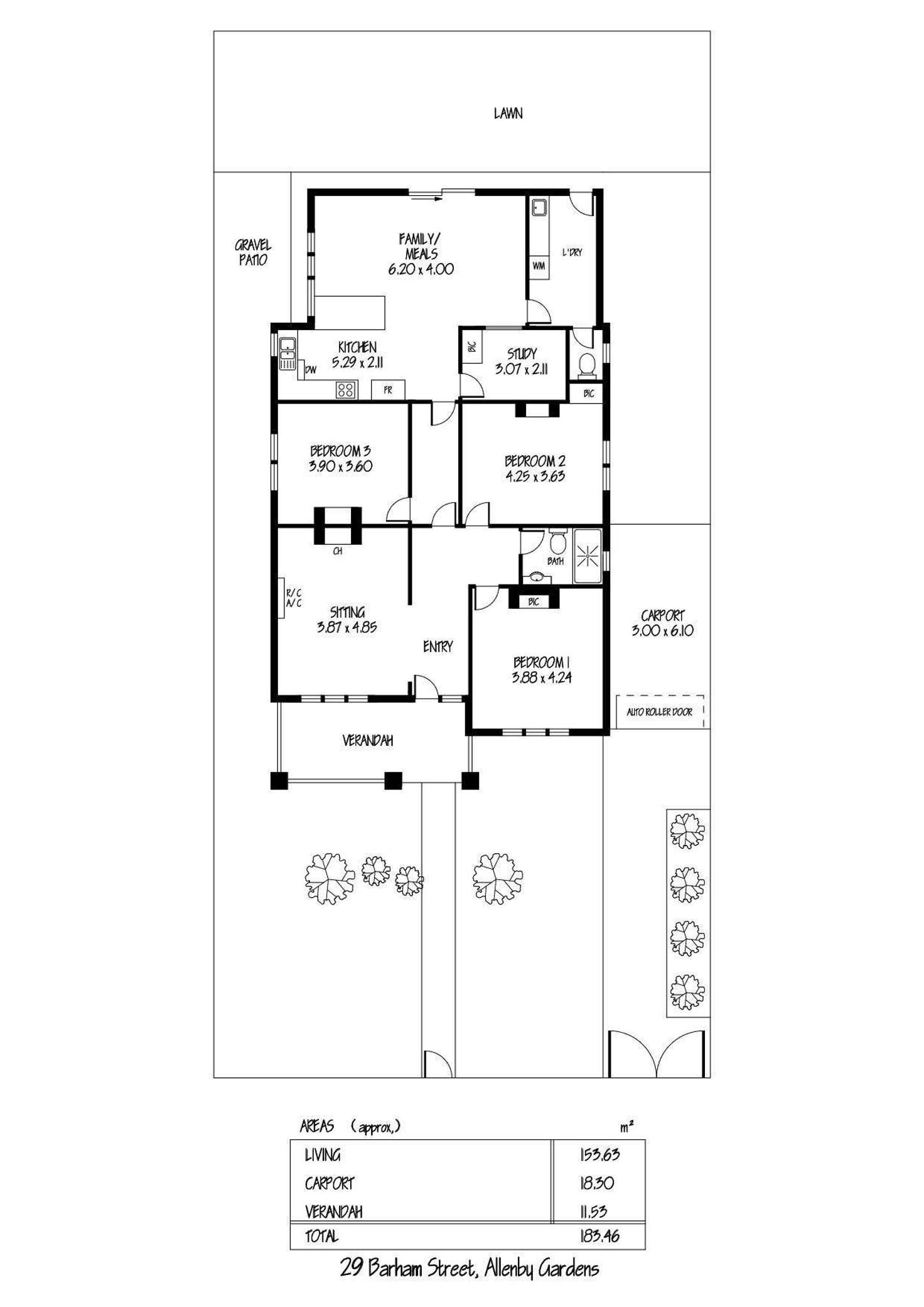 Floorplan of Homely house listing, 29 Barham Street, Allenby Gardens SA 5009