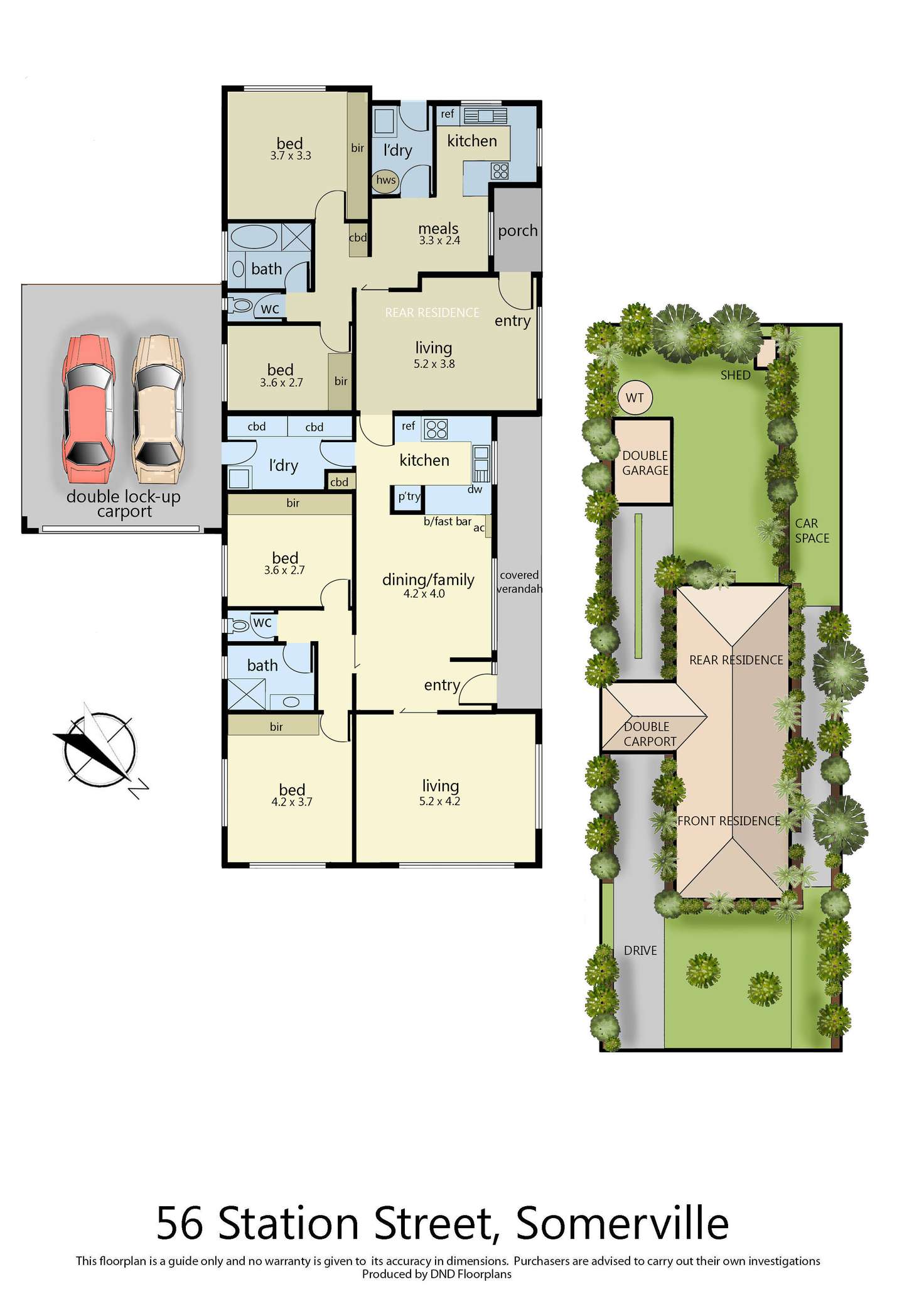 Floorplan of Homely house listing, 56 Station Drive, Somerville VIC 3912