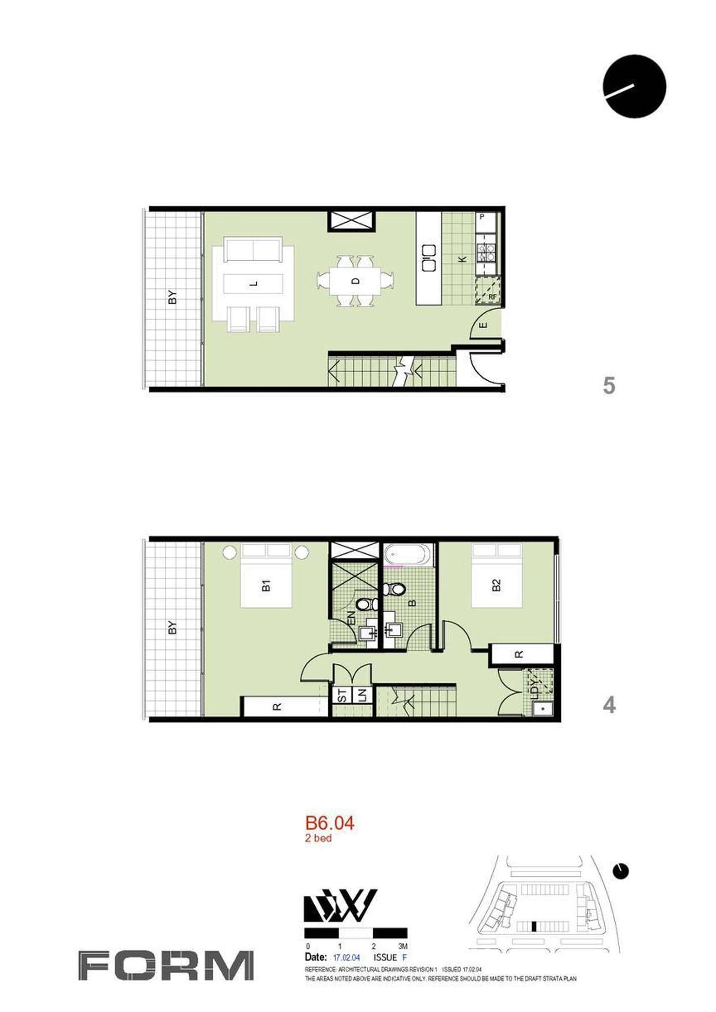 Floorplan of Homely apartment listing, 17/4 Hutchinson Walk, Zetland NSW 2017