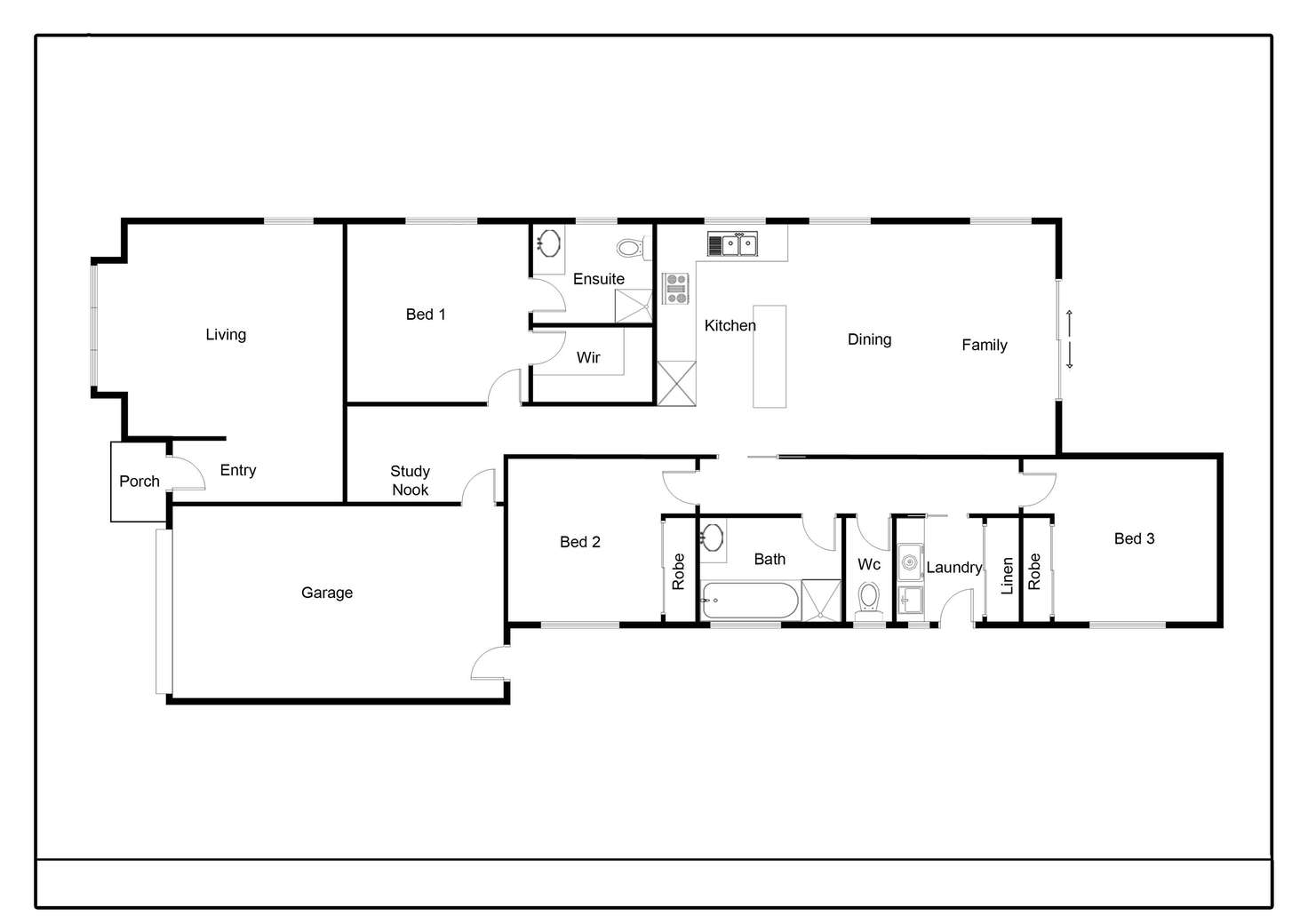 Floorplan of Homely house listing, 60 Irinyili Street, Bonner ACT 2914