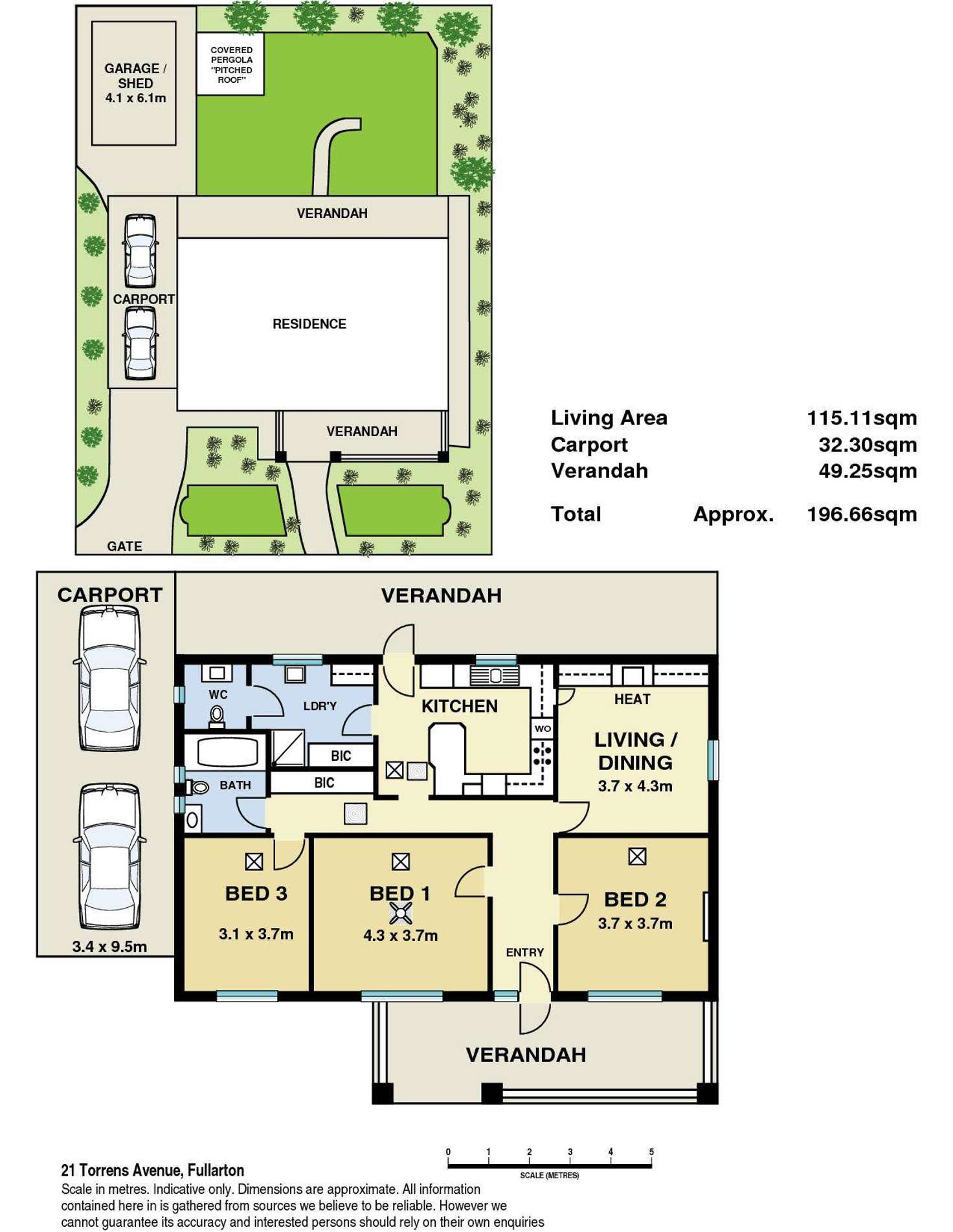 Floorplan of Homely house listing, 21 Torrens Avenue, Fullarton SA 5063
