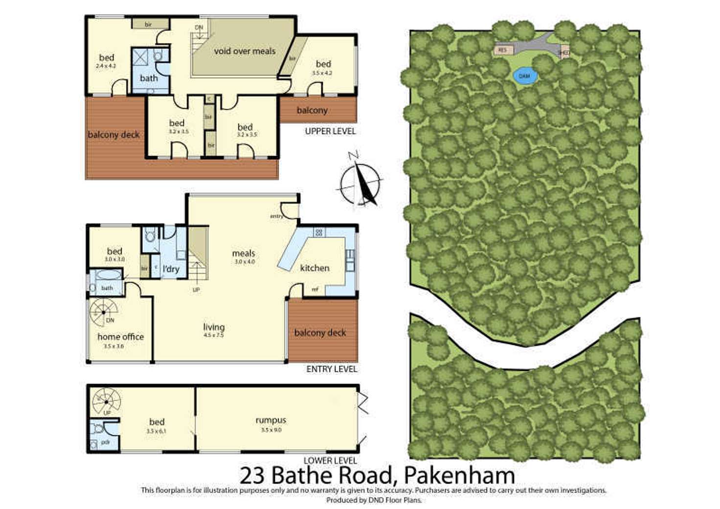 Floorplan of Homely house listing, 23 Bathe Road, Pakenham VIC 3810
