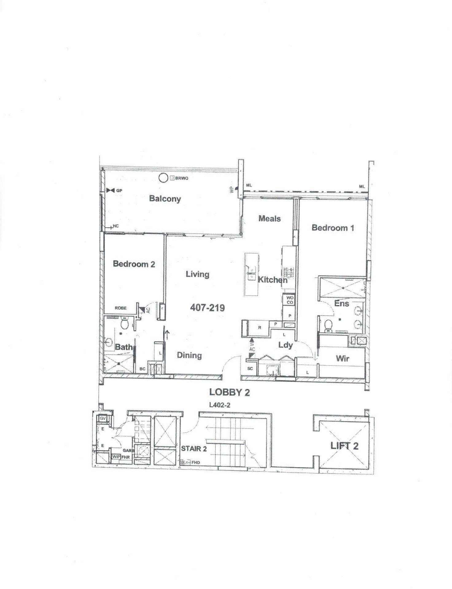 Floorplan of Homely apartment listing, 205 King Arthur Terrace, Tennyson QLD 4105