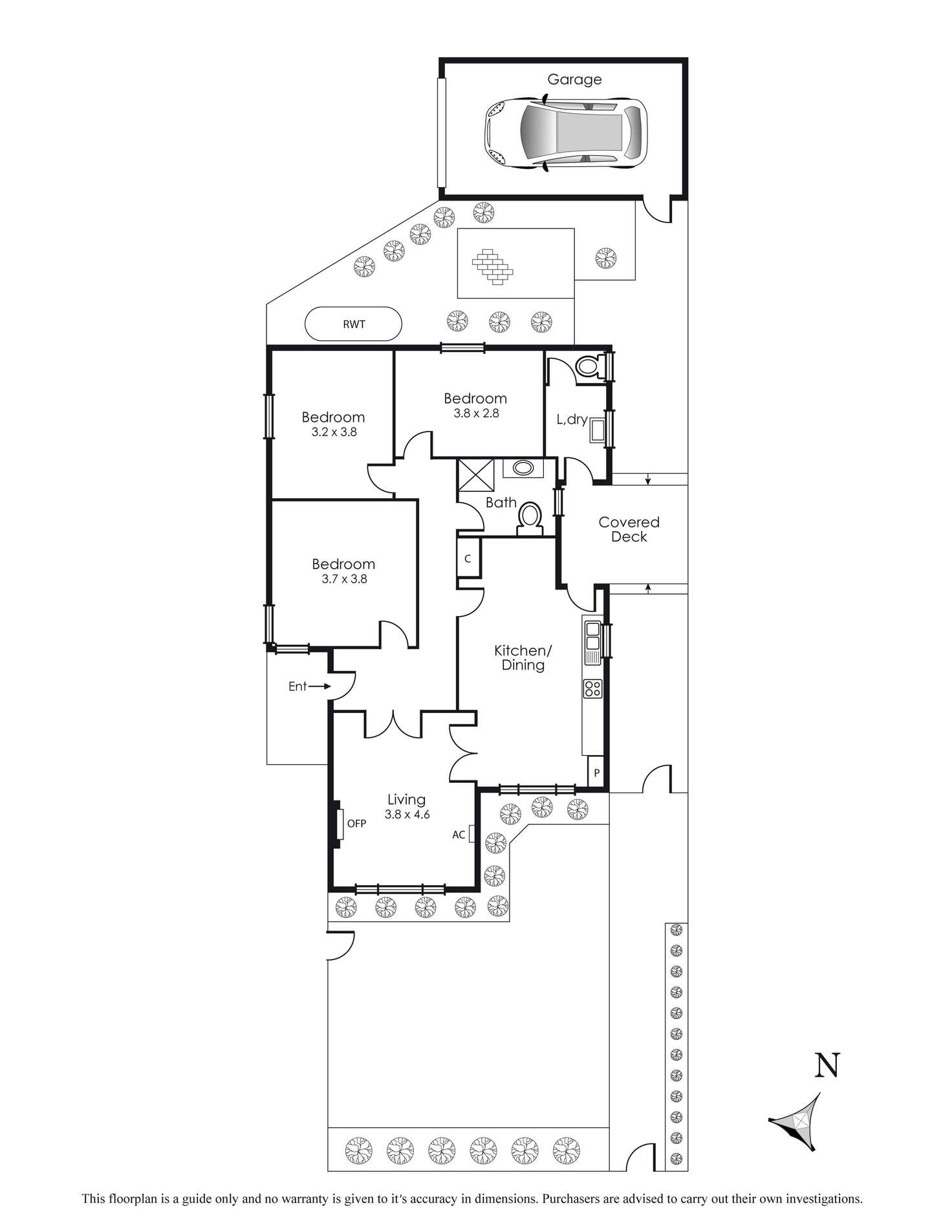 Floorplan of Homely house listing, 1/59 Langrigg Avenue, Edithvale VIC 3196