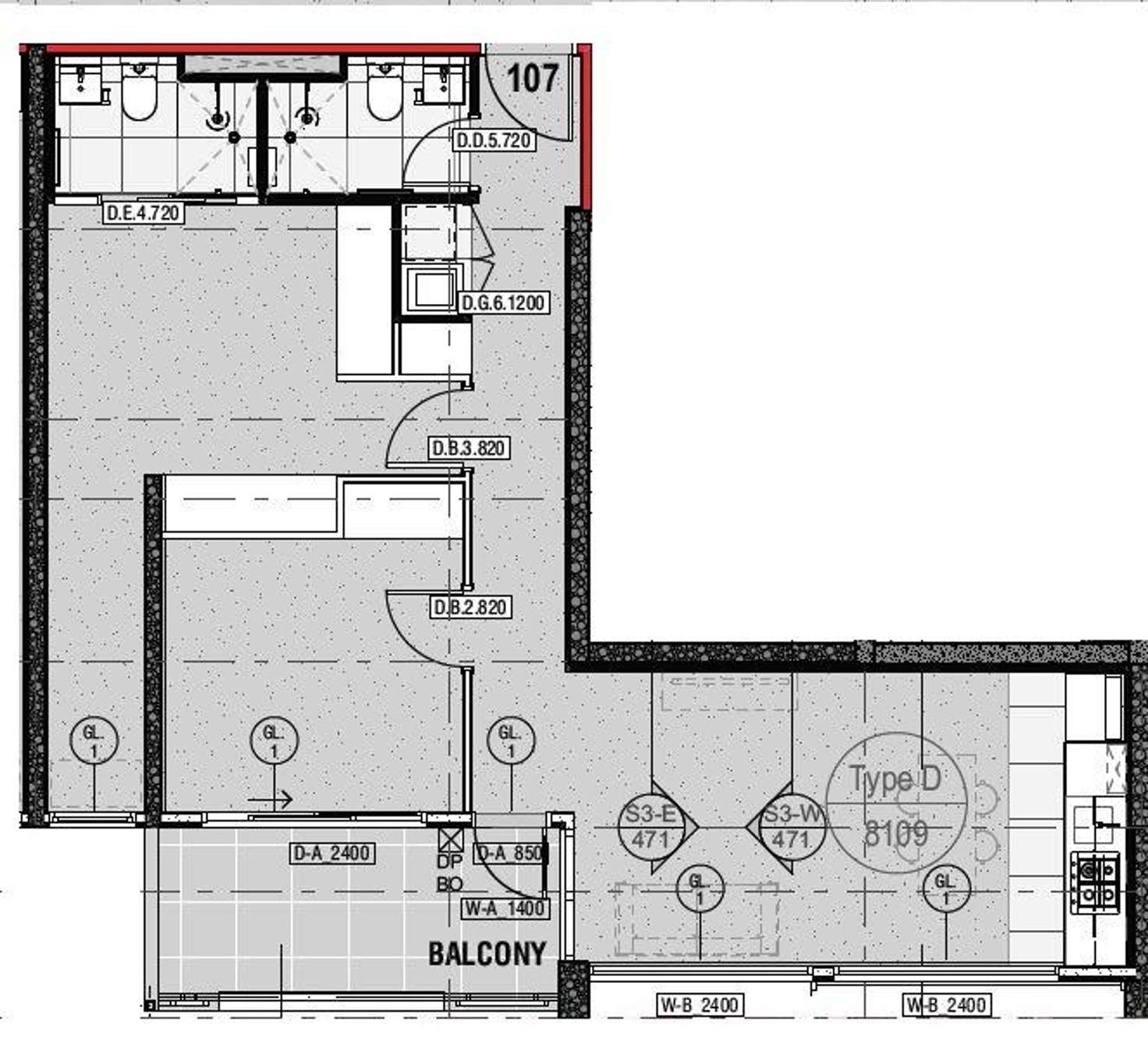 Floorplan of Homely apartment listing, 107/6 Mater Street, Collingwood VIC 3066