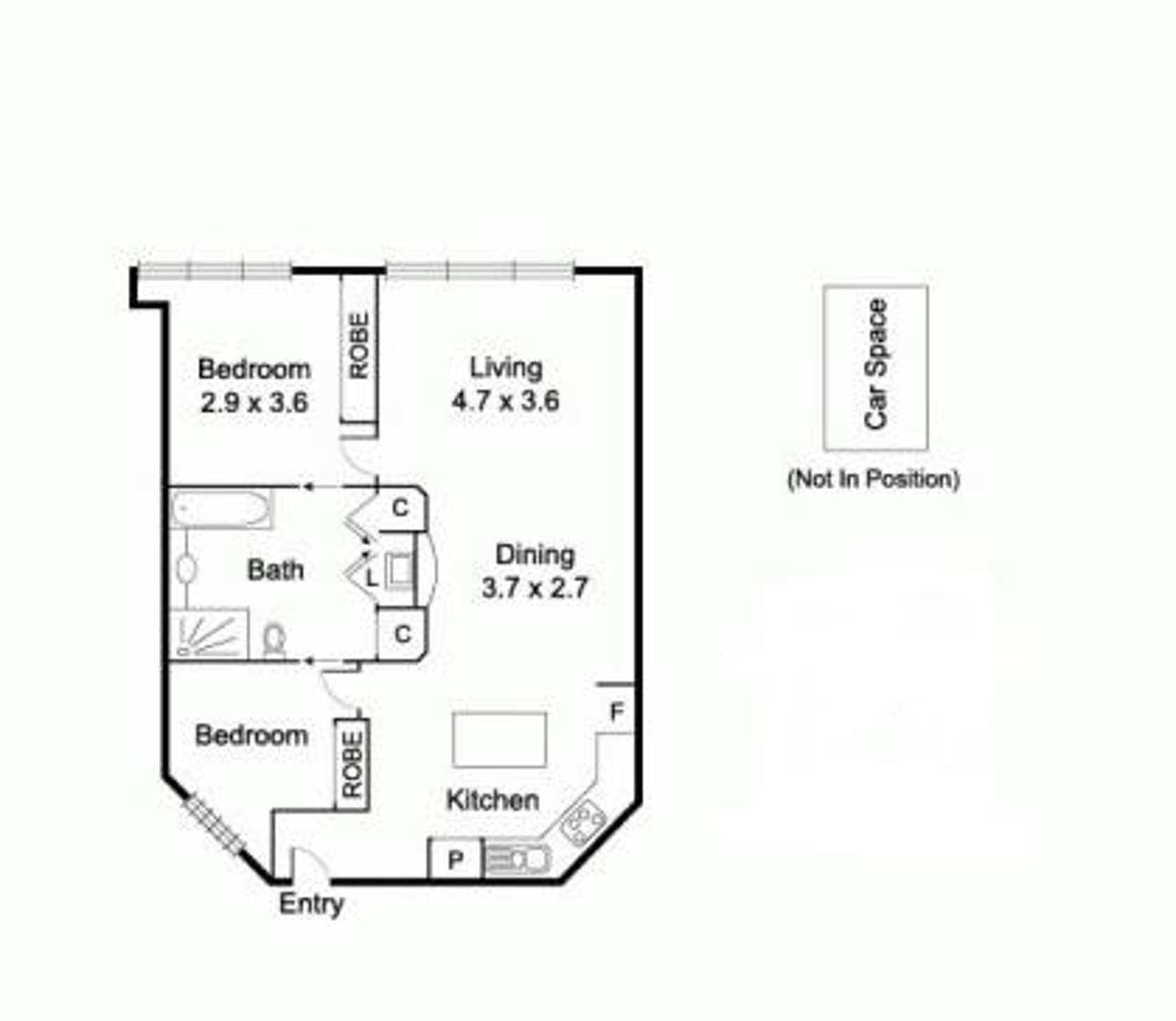 Floorplan of Homely apartment listing, 26/115 Oxford Street, Collingwood VIC 3066