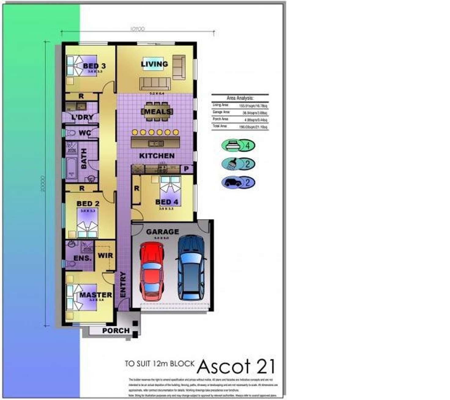 Floorplan of Homely house listing, 114 Yuruga Boulevard, Point Cook VIC 3030