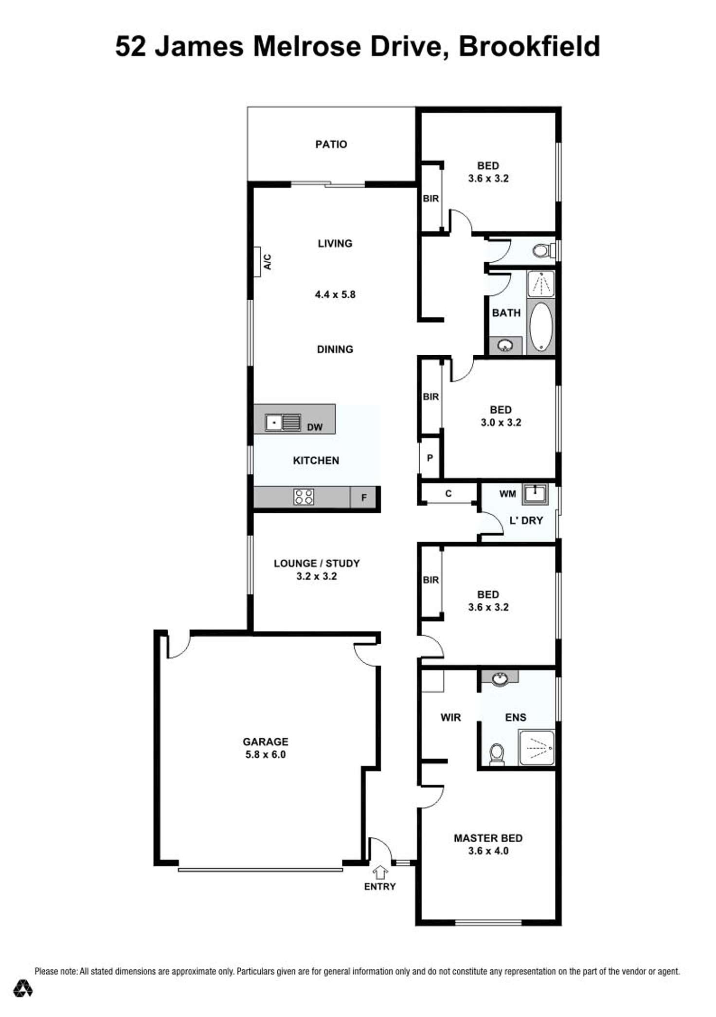 Floorplan of Homely house listing, 52 James Melrose Drive (Lot 161), Brookfield VIC 3338
