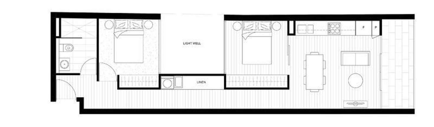 Floorplan of Homely apartment listing, 204/59 Porter Street, Prahran VIC 3181