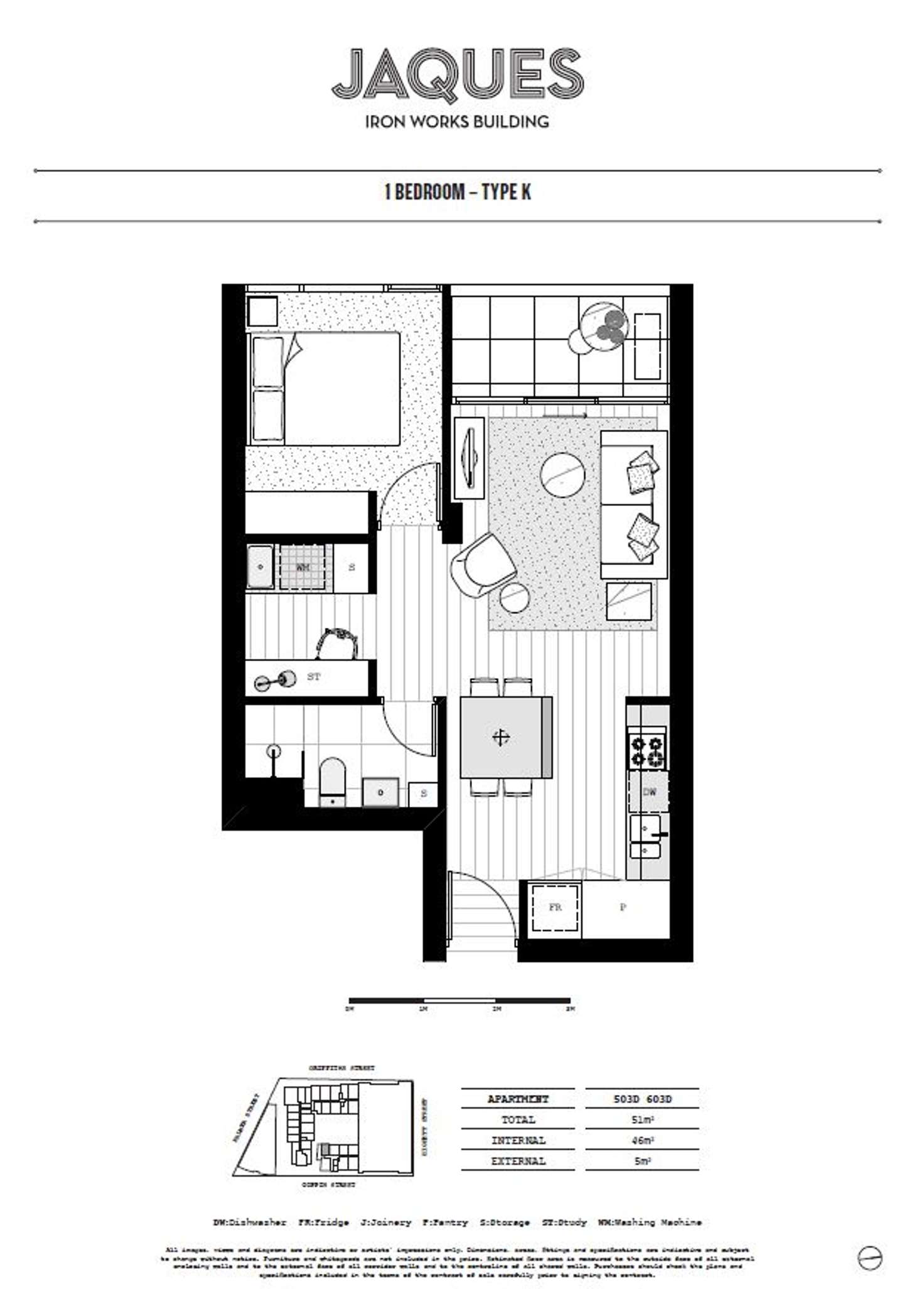 Floorplan of Homely apartment listing, 503/18 Coppin Street, Richmond VIC 3121