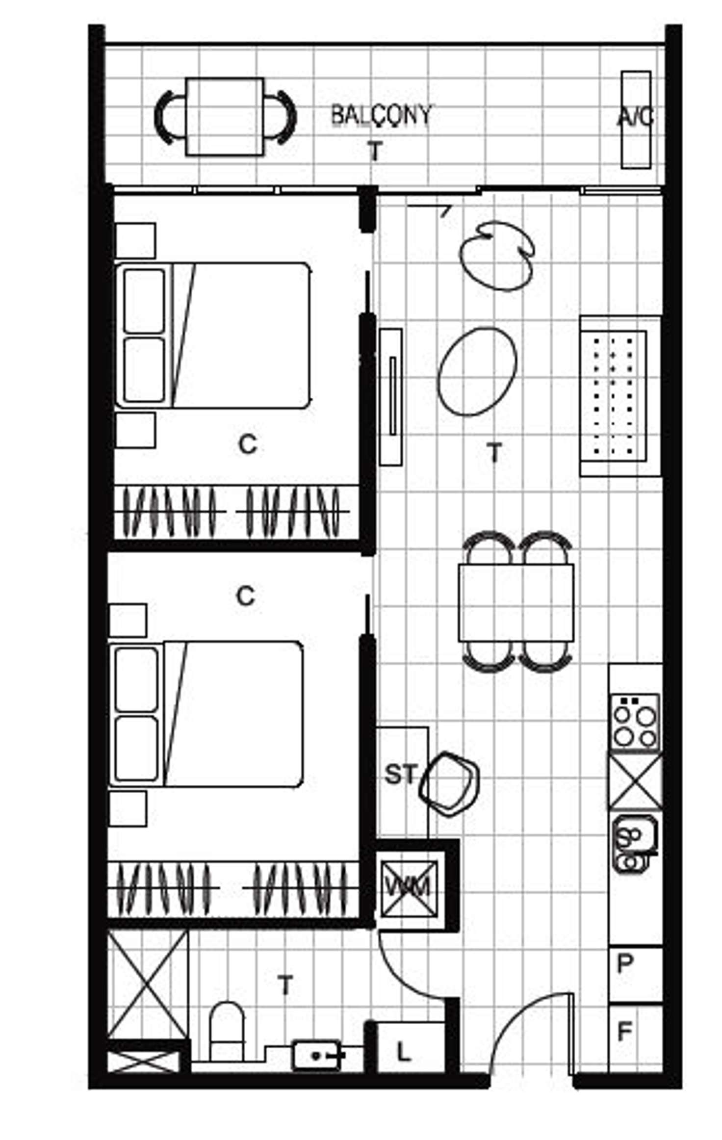 Floorplan of Homely apartment listing, 304/15 Clifton Street, Prahran VIC 3181