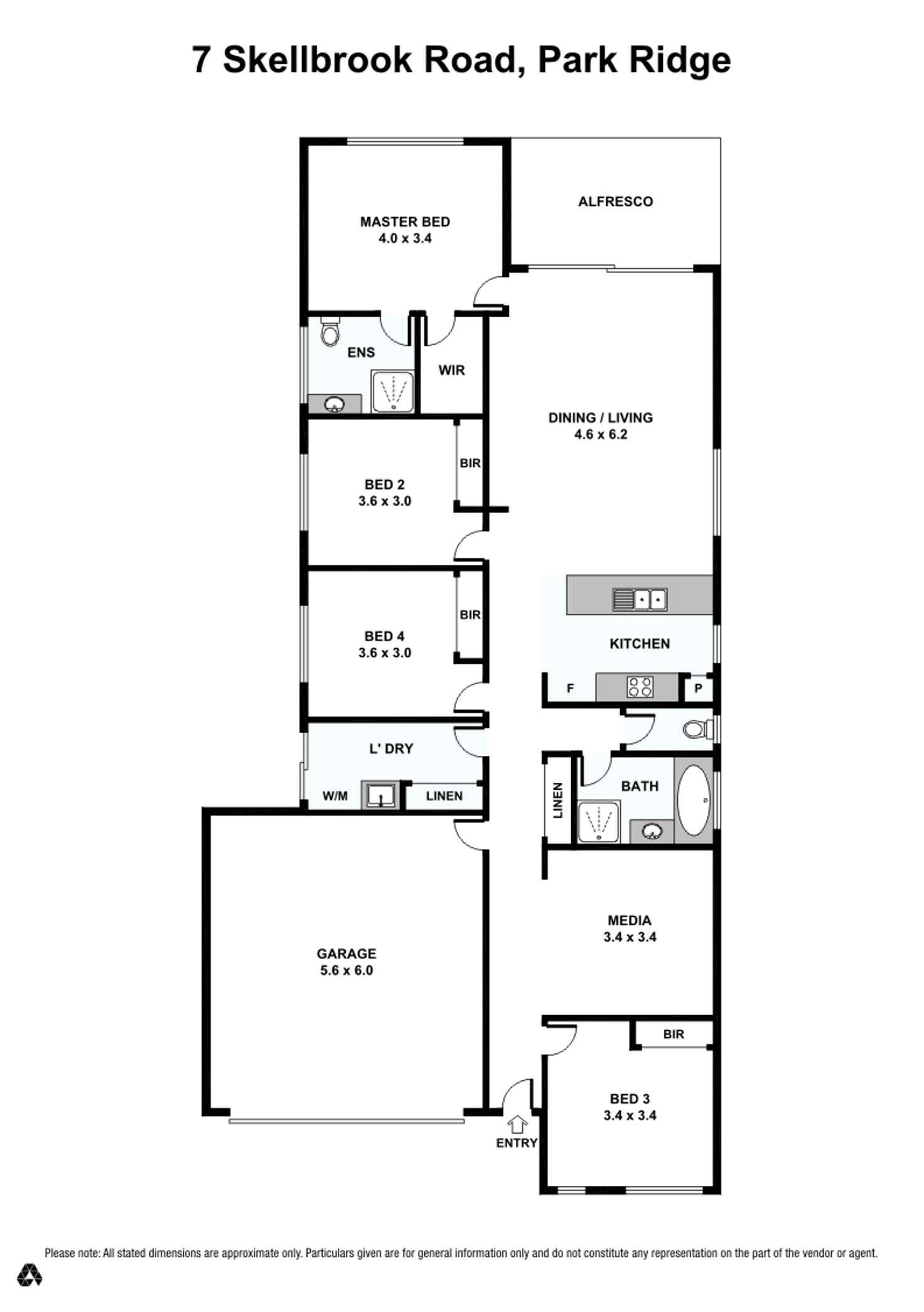 Floorplan of Homely house listing, 7 Skelbrook Road, Park Ridge QLD 4125