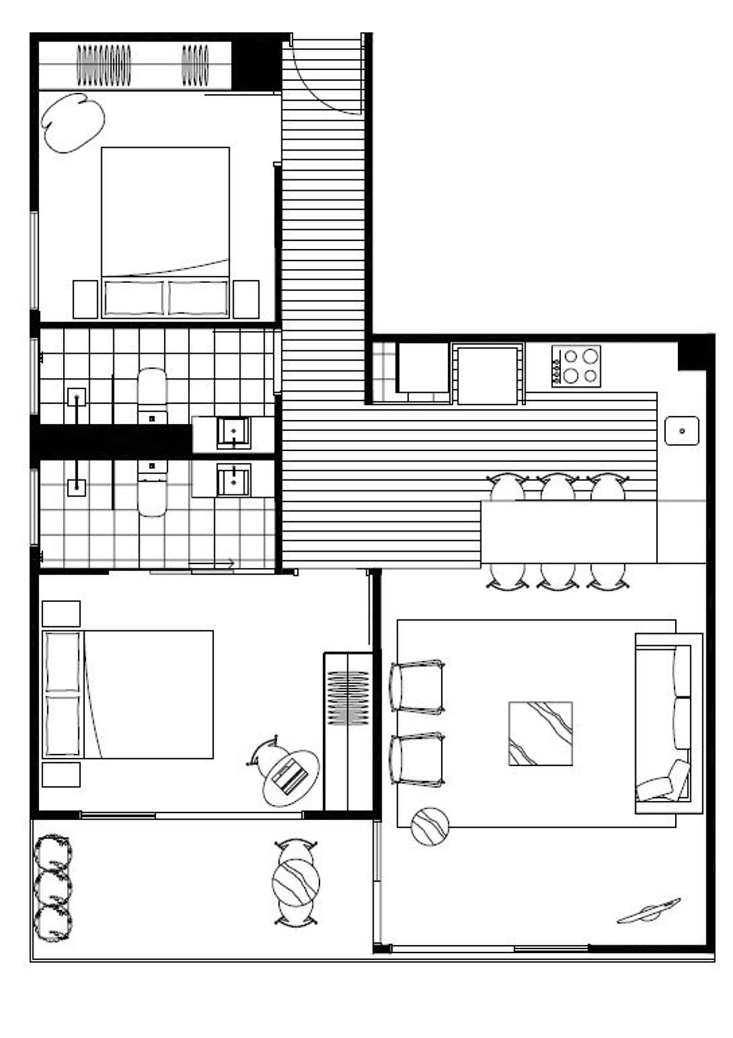 Floorplan of Homely apartment listing, 317/8 Olive York Way, Brunswick West VIC 3055