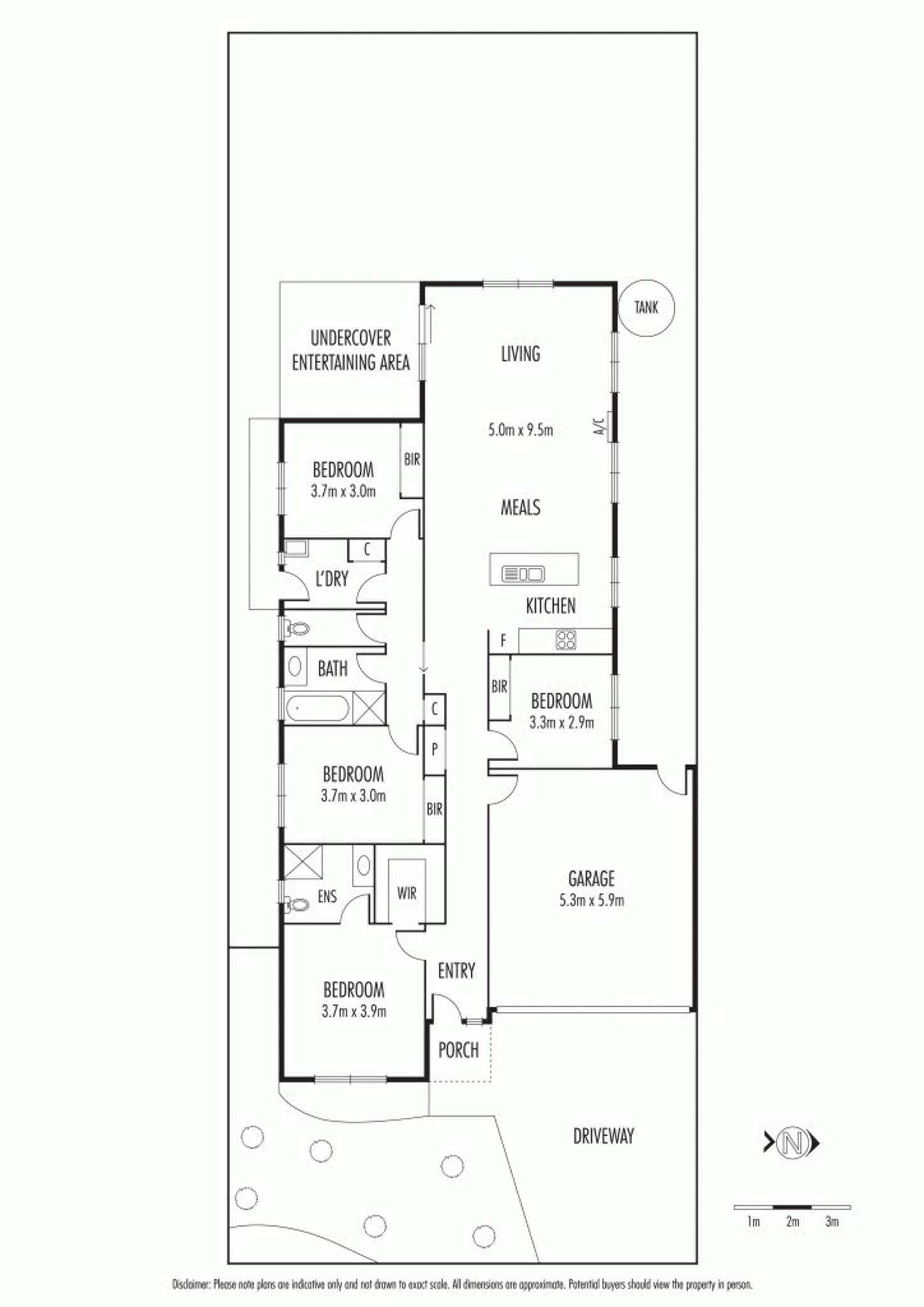 Floorplan of Homely house listing, 13 Corfu Avenue, Tarneit VIC 3029