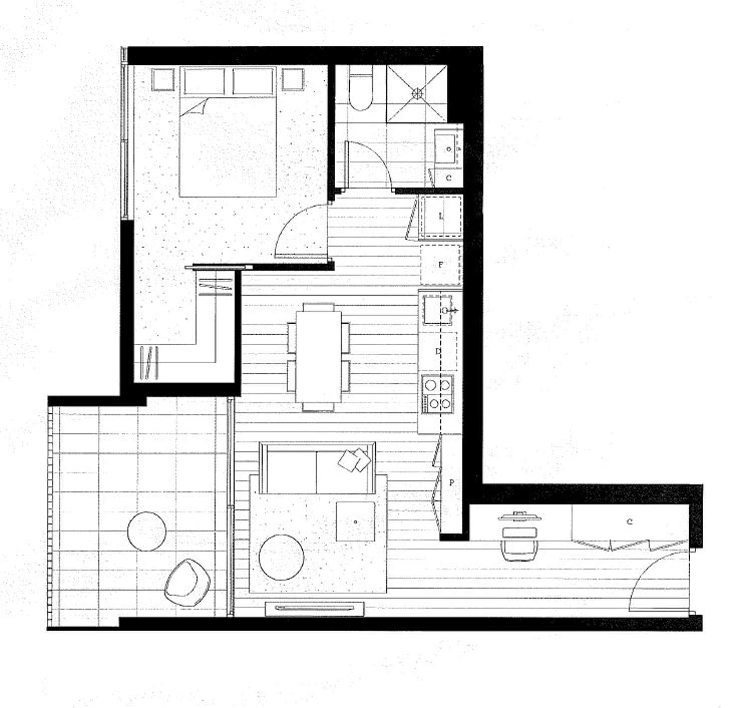 Floorplan of Homely apartment listing, 222/188 Whitehorse Road, Balwyn VIC 3103