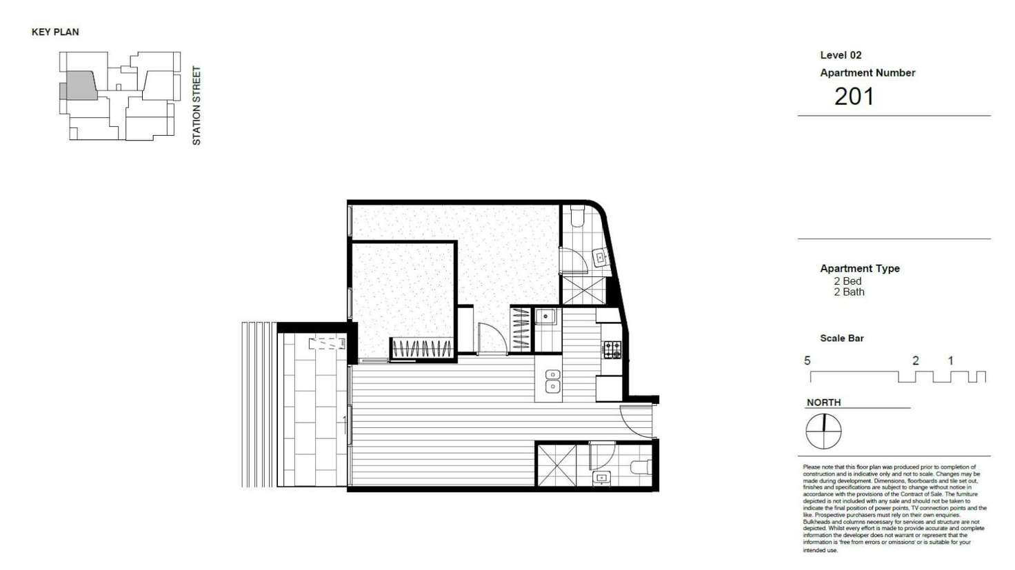 Floorplan of Homely apartment listing, 201/62-64 Station Street, Fairfield VIC 3078