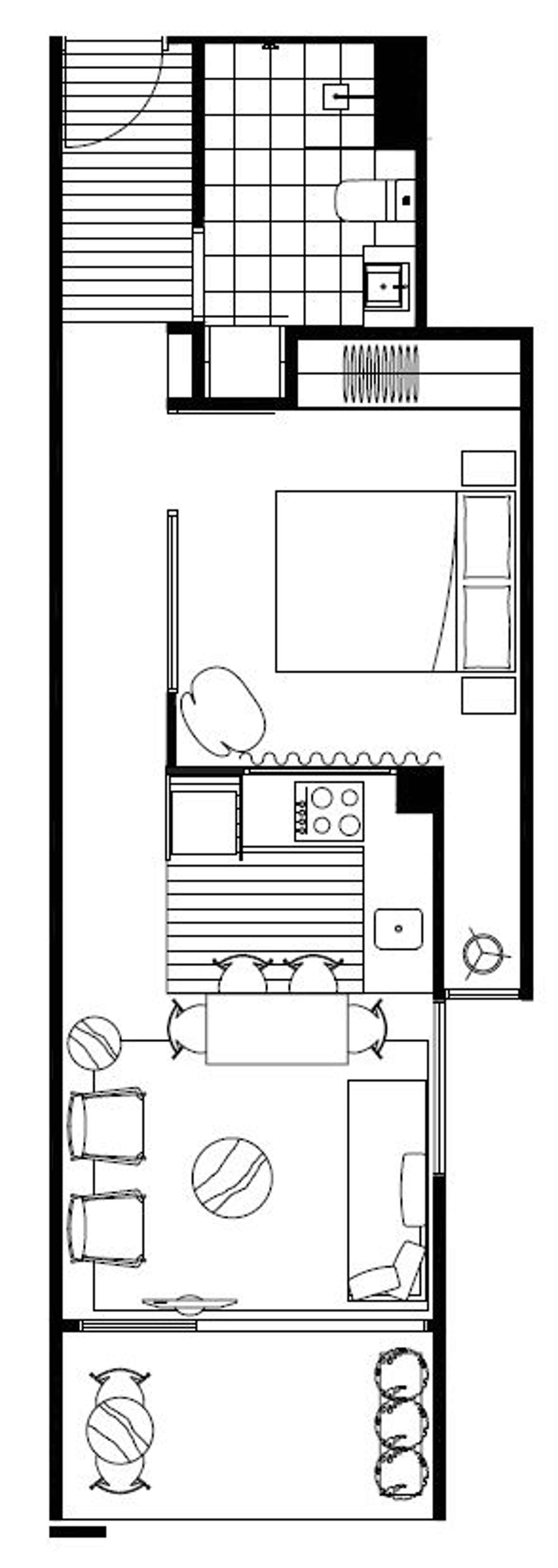 Floorplan of Homely apartment listing, 508/8 Olive York Way, Brunswick West VIC 3055