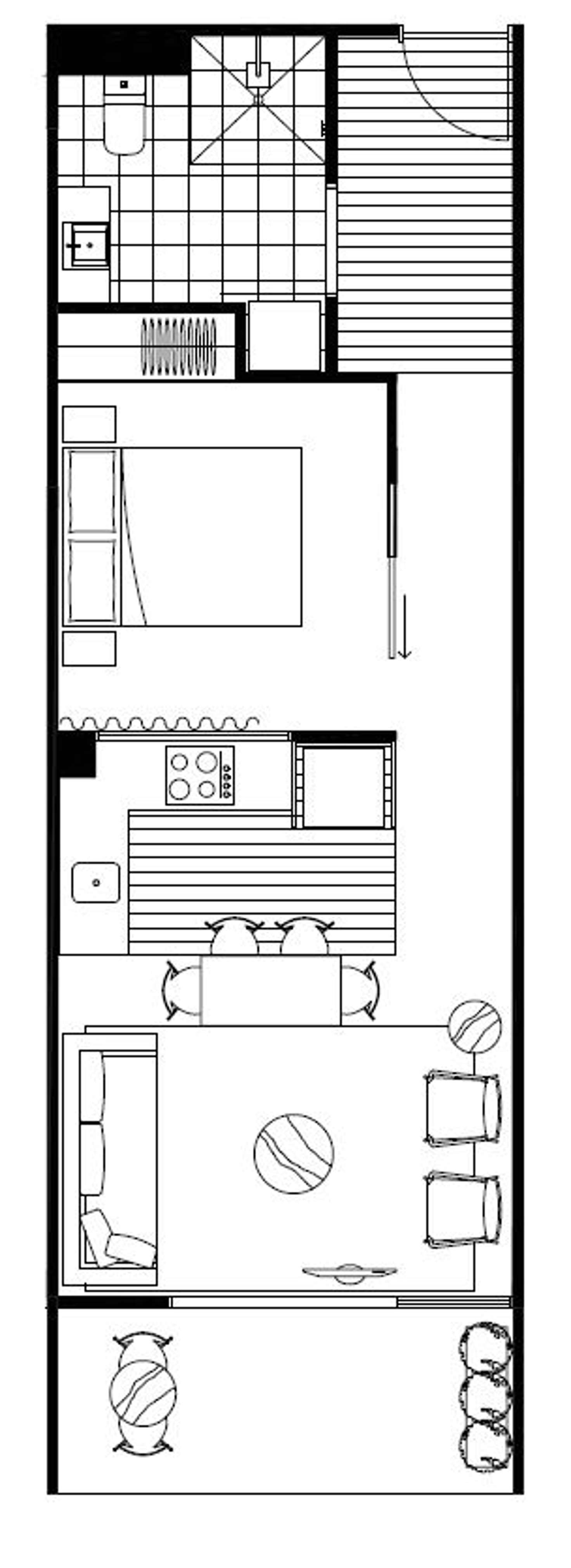 Floorplan of Homely apartment listing, 111/8 Olive York Way, Brunswick West VIC 3055