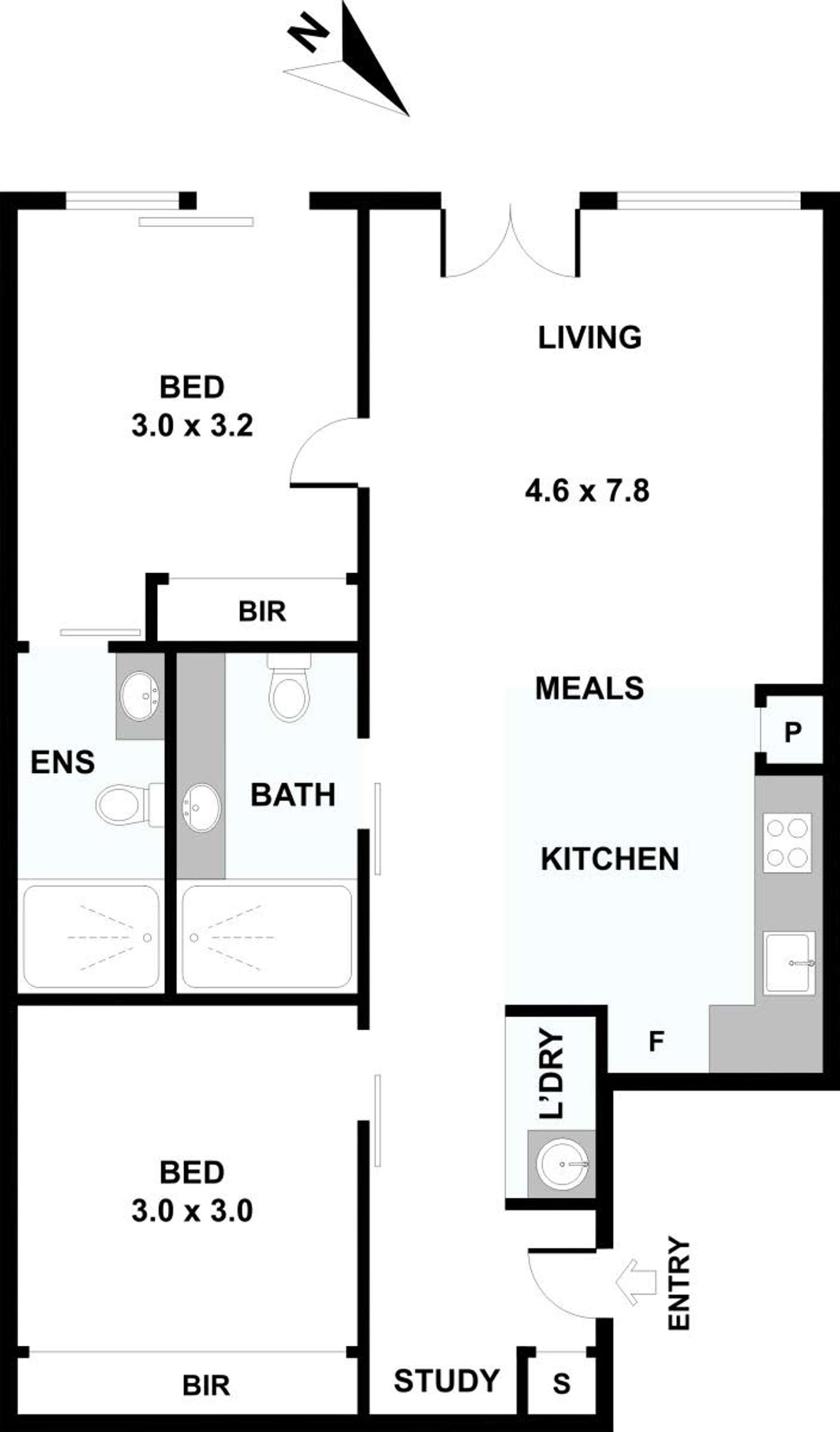 Floorplan of Homely unit listing, G06/8-10 Clyde Bank Road, Edithvale VIC 3196