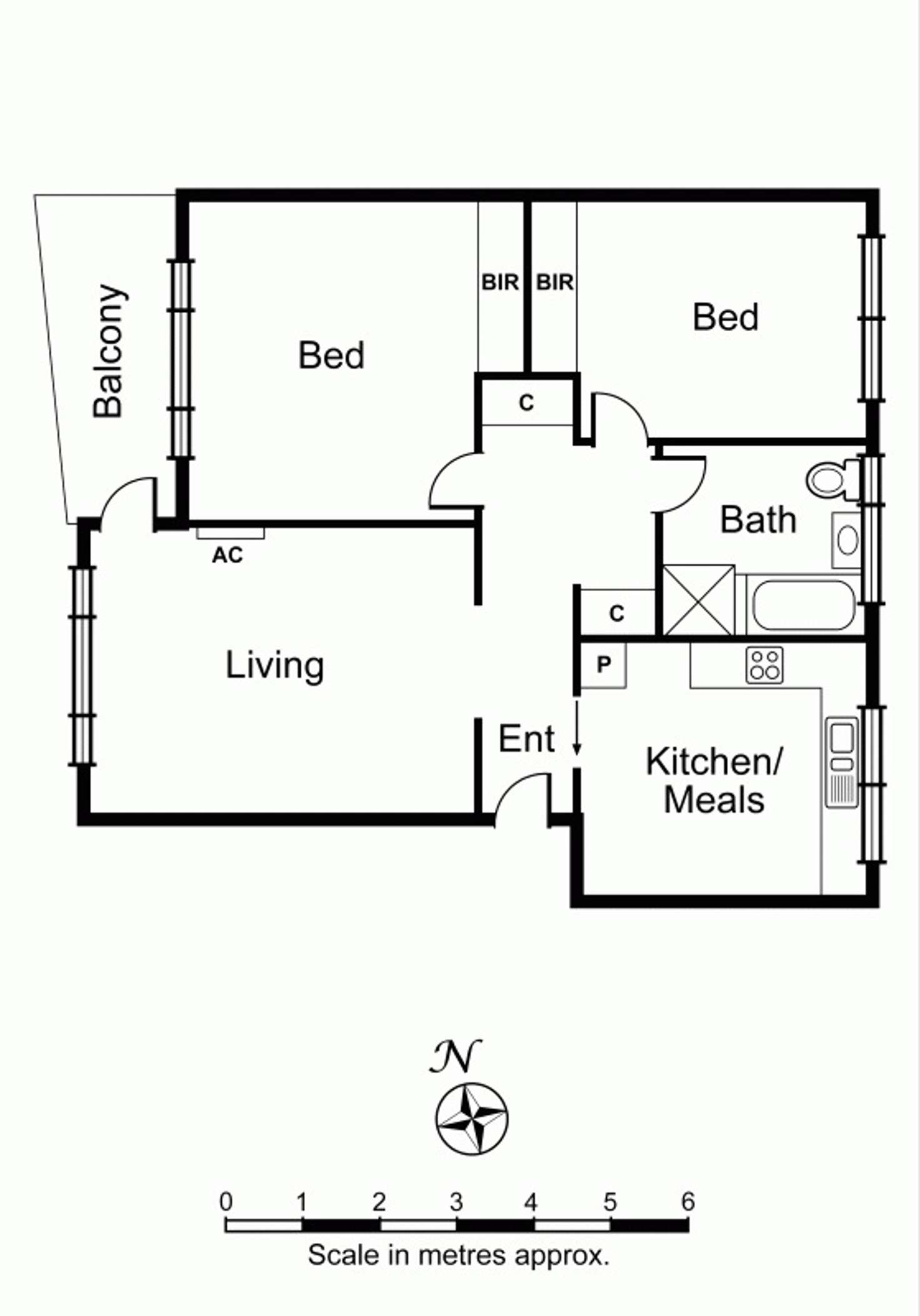 Floorplan of Homely apartment listing, 7/172 Wattletree Road, Malvern VIC 3144