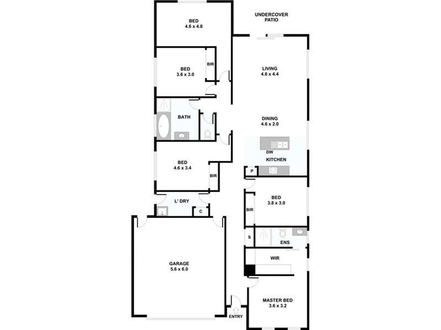 Floorplan of Homely house listing, 2 Subzero Drive, Doreen VIC 3754