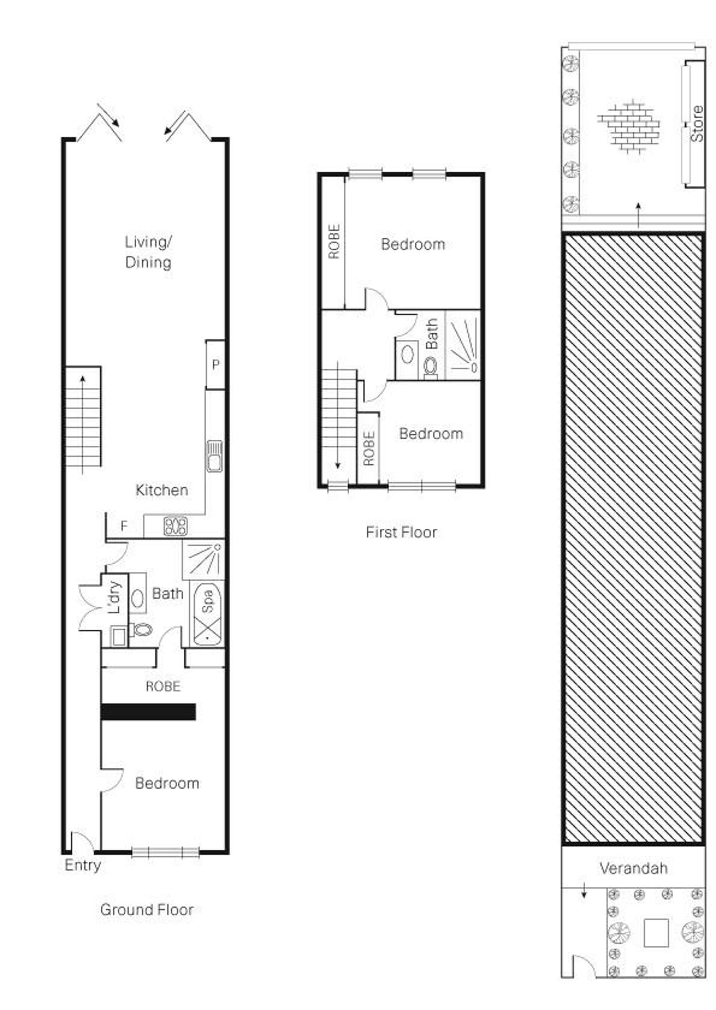 Floorplan of Homely house listing, 18 Greig Street, Albert Park VIC 3206