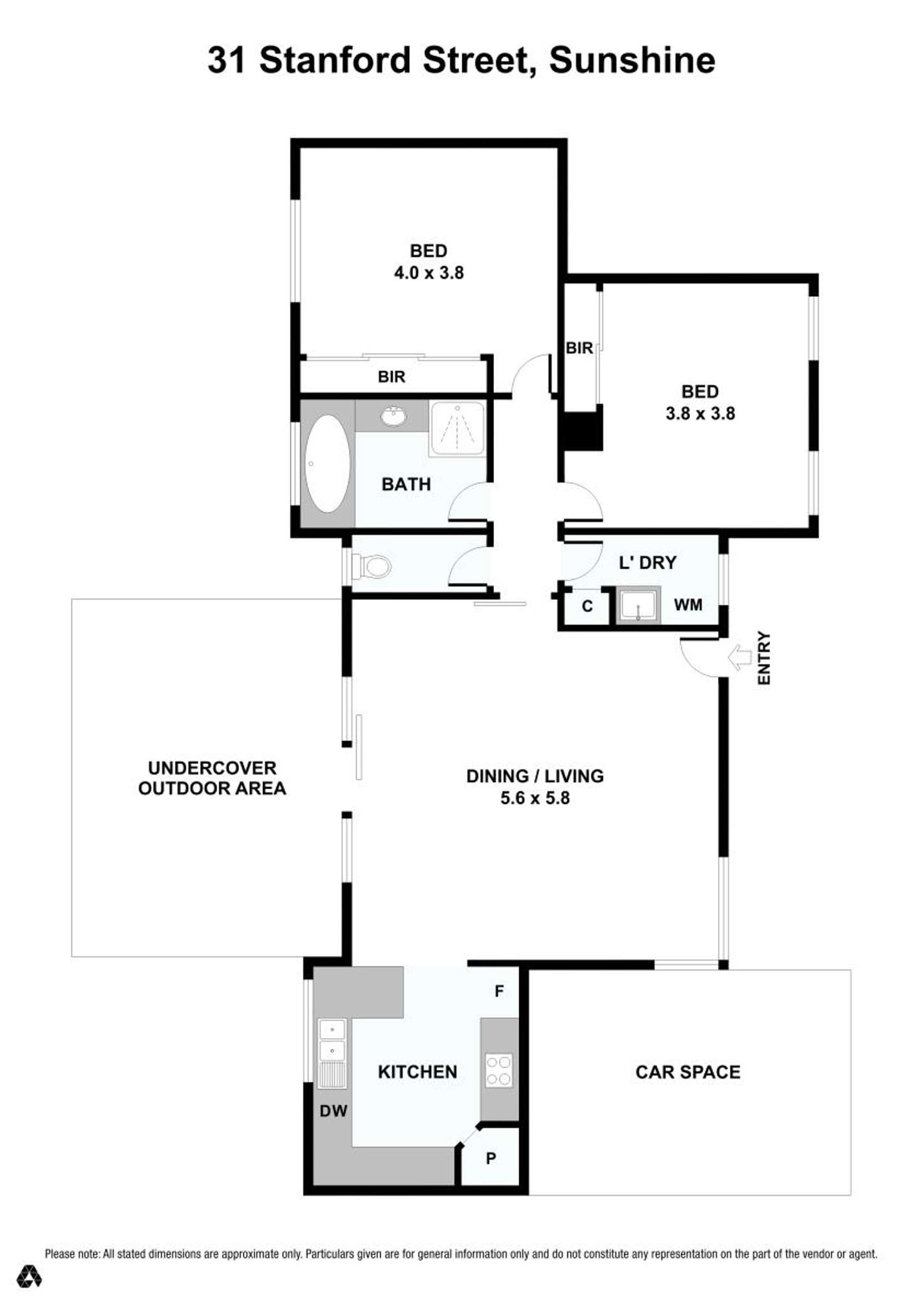 Floorplan of Homely house listing, 31 Stanford Street, Sunshine VIC 3020
