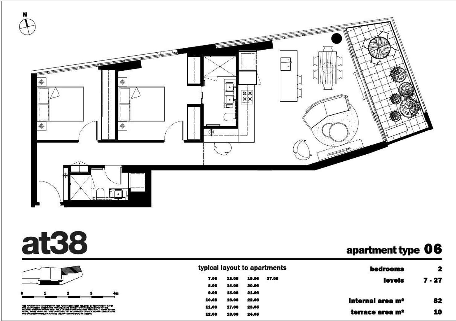 Floorplan of Homely apartment listing, 2106/38 Albert Road, South Melbourne VIC 3205