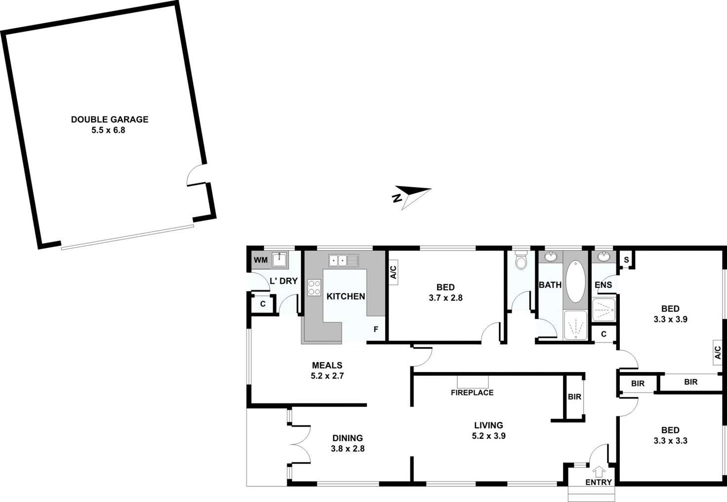 Floorplan of Homely house listing, 7 Bellbird Drive, Wantirna VIC 3152
