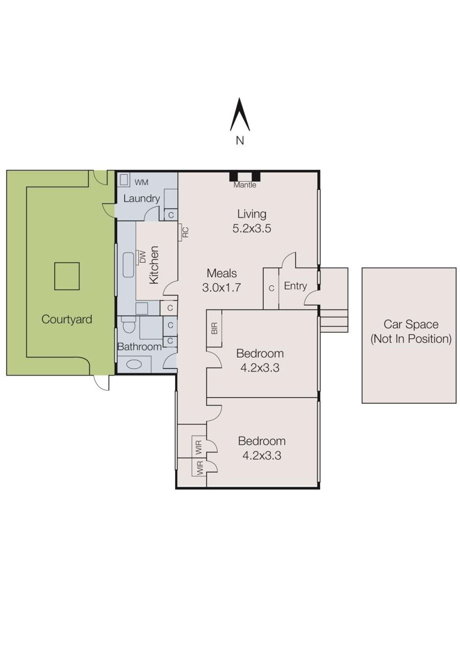 Floorplan of Homely unit listing, 2/81 Victoria Crescent, Mont Albert North VIC 3129