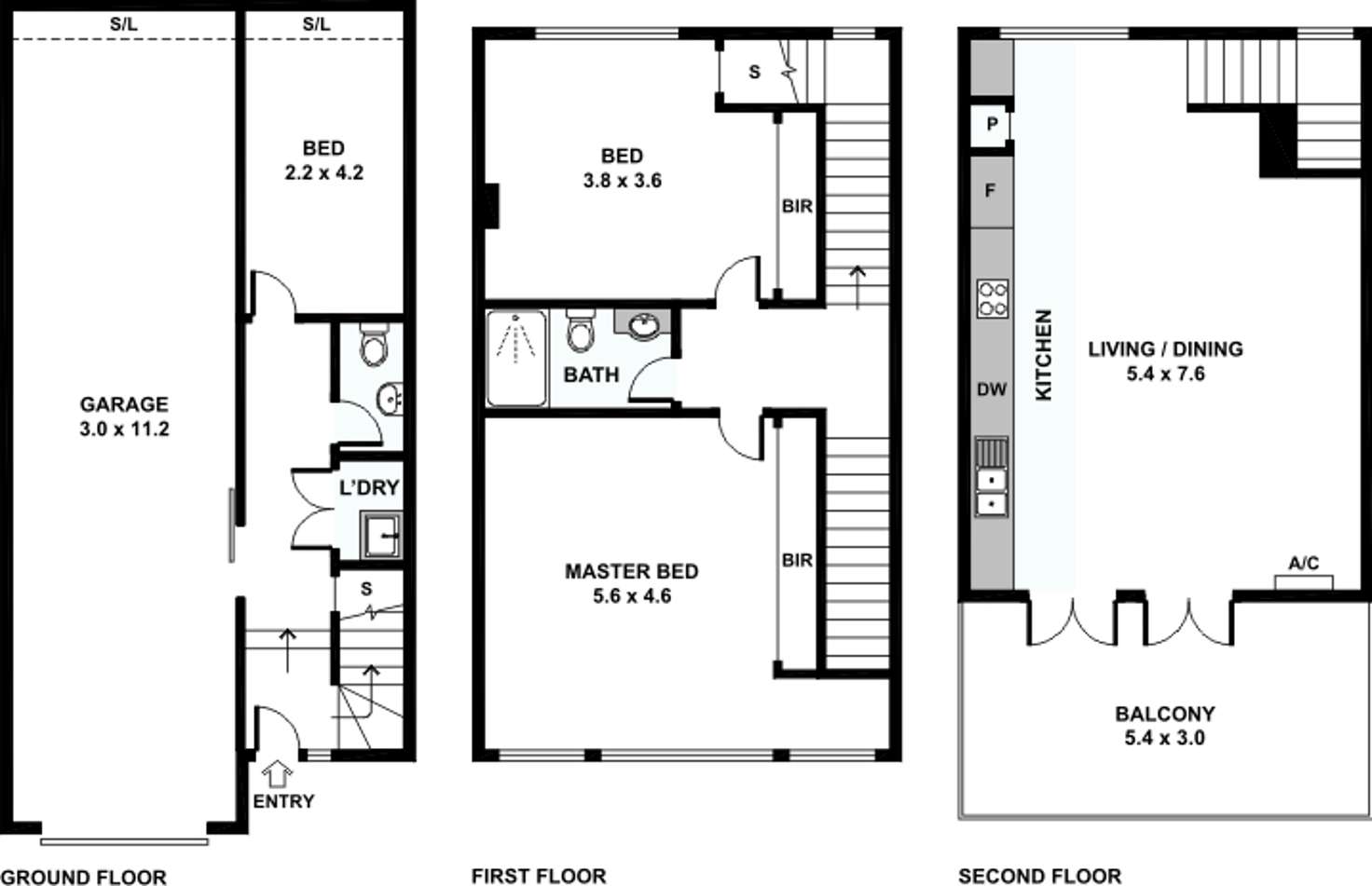 Floorplan of Homely house listing, 3 Curtain Street, Carlton North VIC 3054