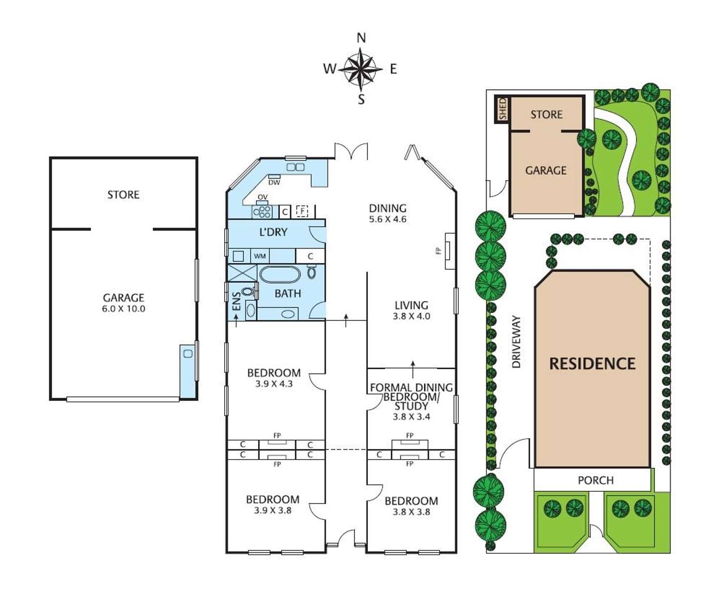 Floorplan of Homely house listing, 14 Norman Street, Coburg VIC 3058