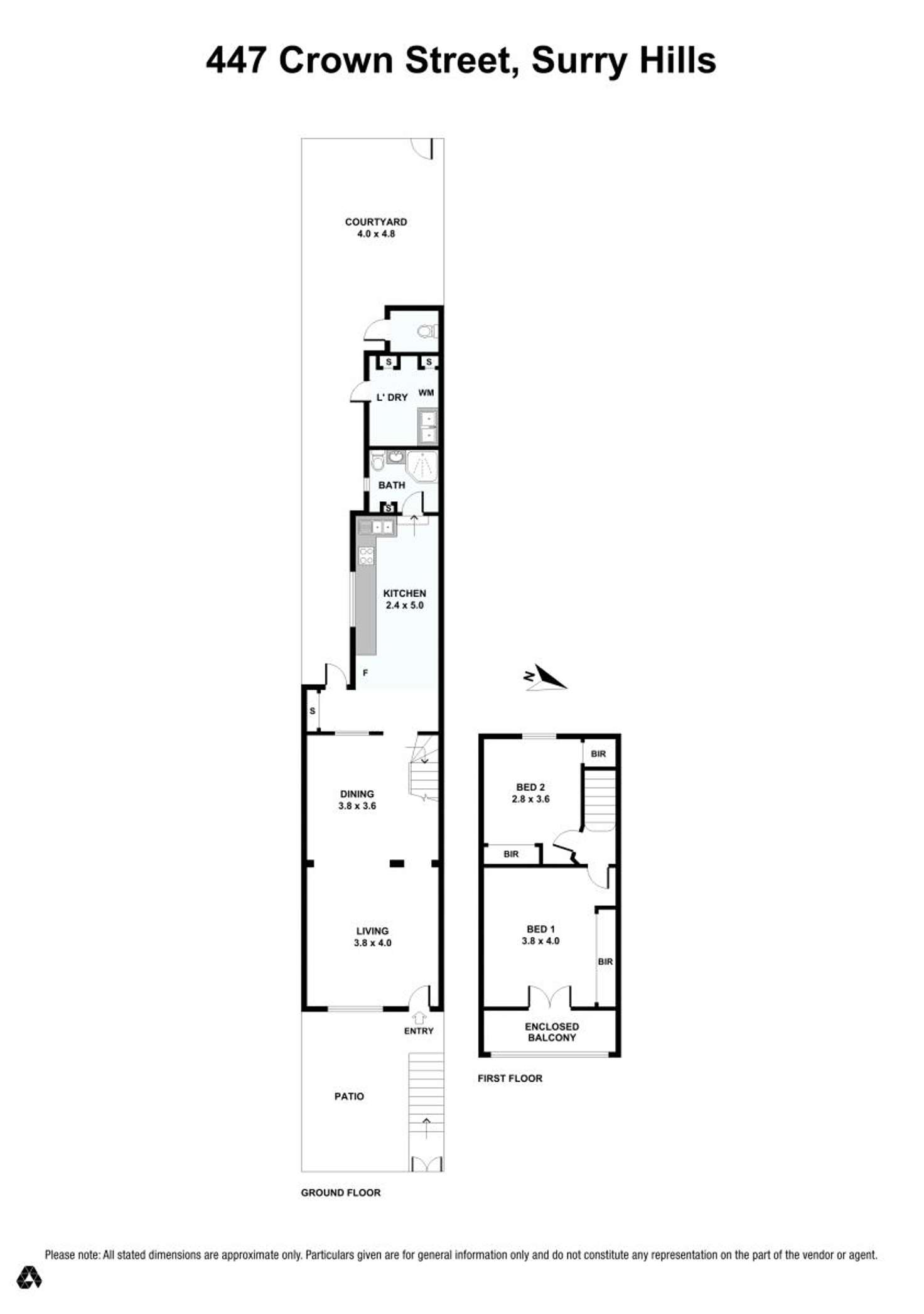 Floorplan of Homely house listing, 447 Crown Street, Surry Hills NSW 2010