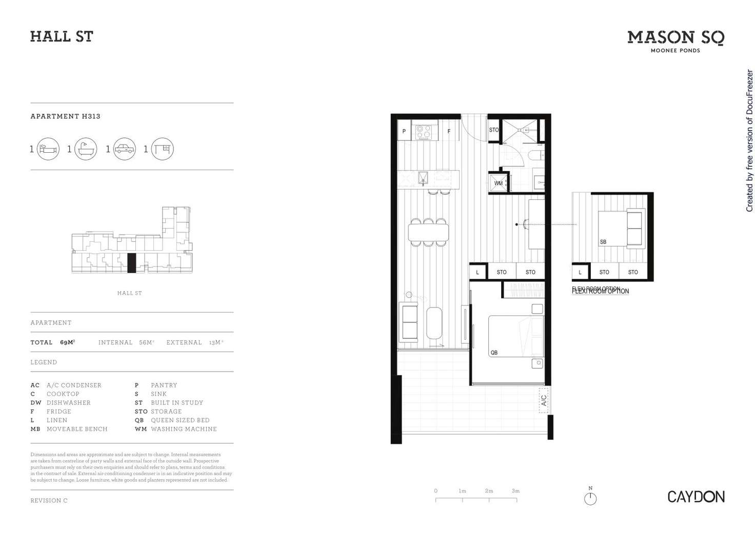 Floorplan of Homely apartment listing, 313/40 Hall Street, Moonee Ponds VIC 3039