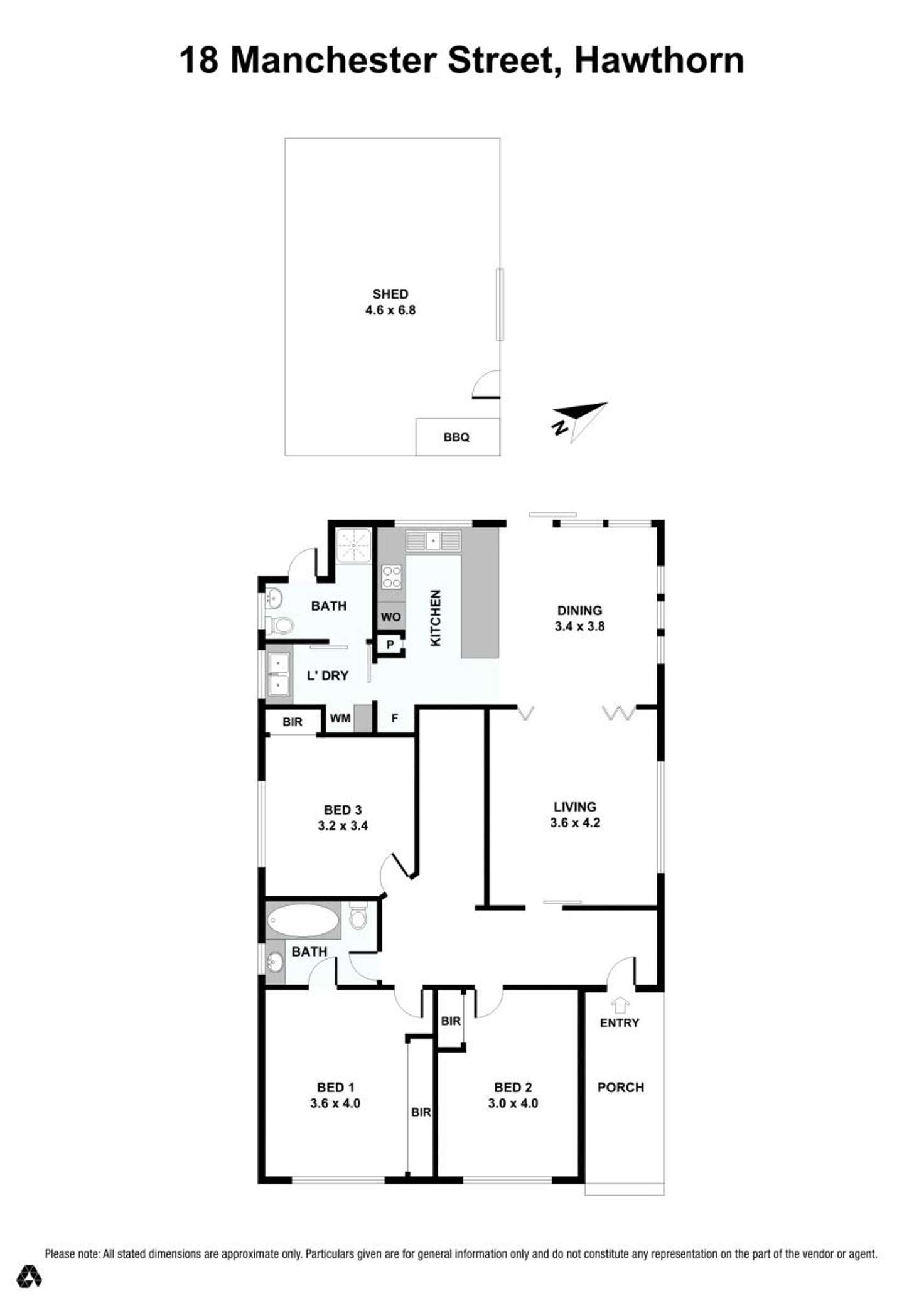Floorplan of Homely house listing, 18 Manchester Street, Hawthorn VIC 3122